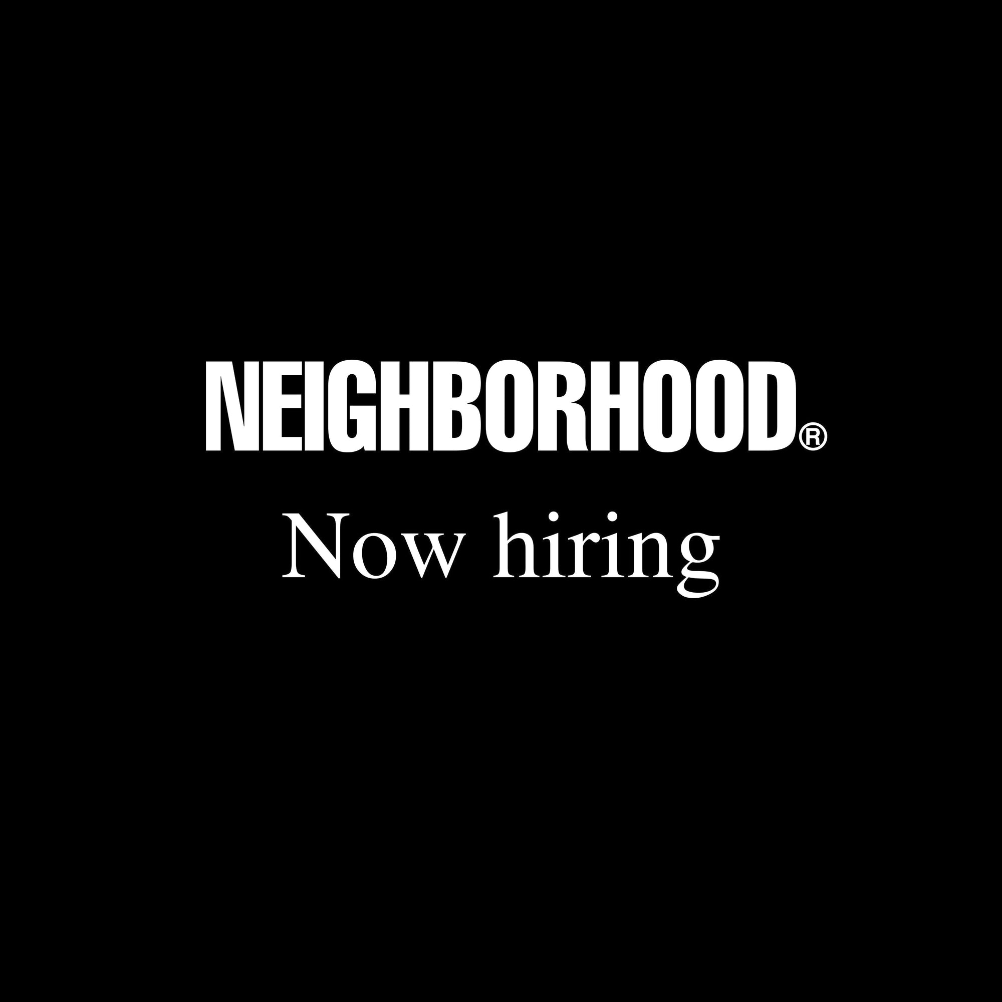 NOW HIRING