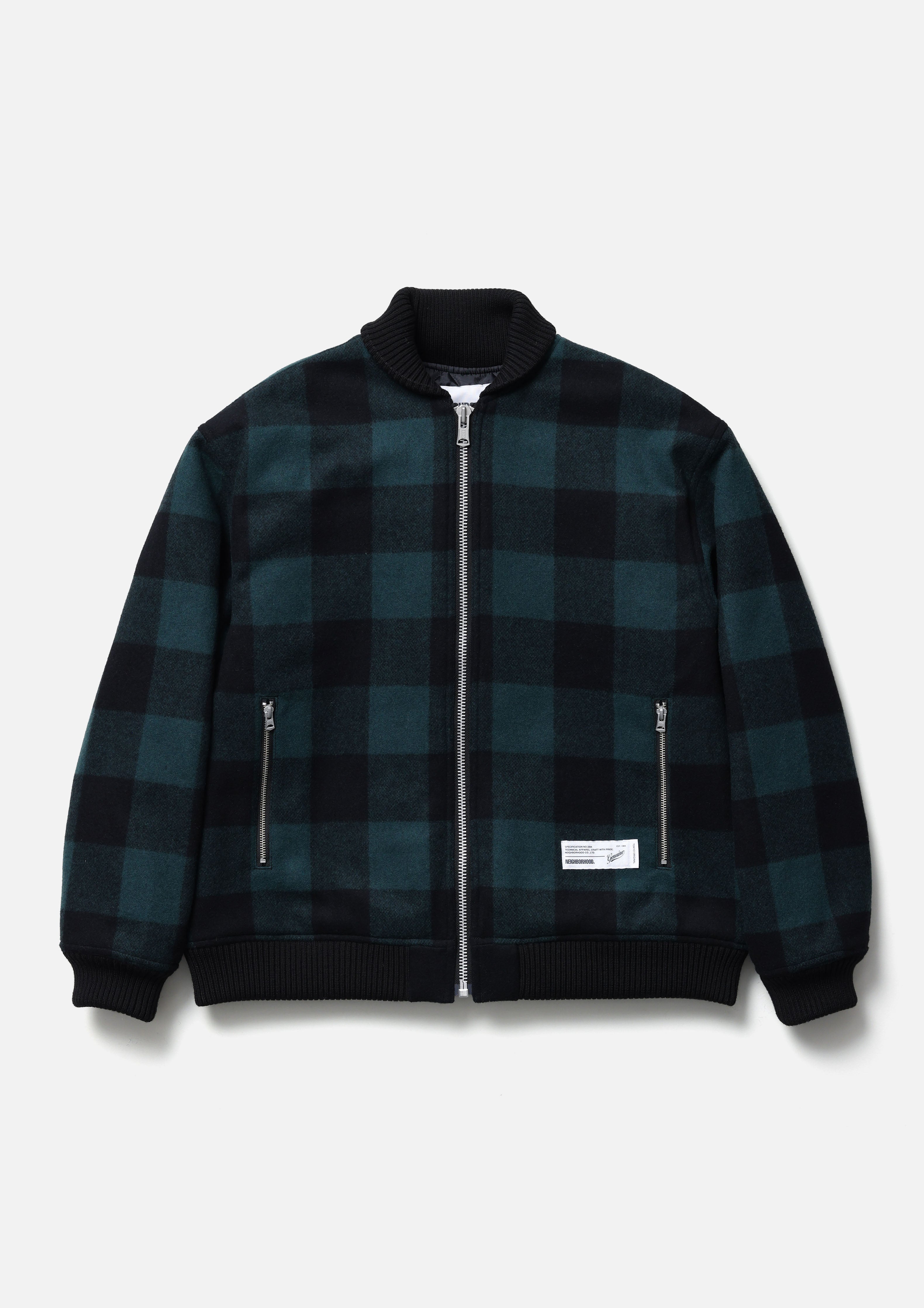 LUKER BY NEIGHBORHOODバッファローチェックジャケット メンズ BUFFALO CHECK SPORTS JACKET