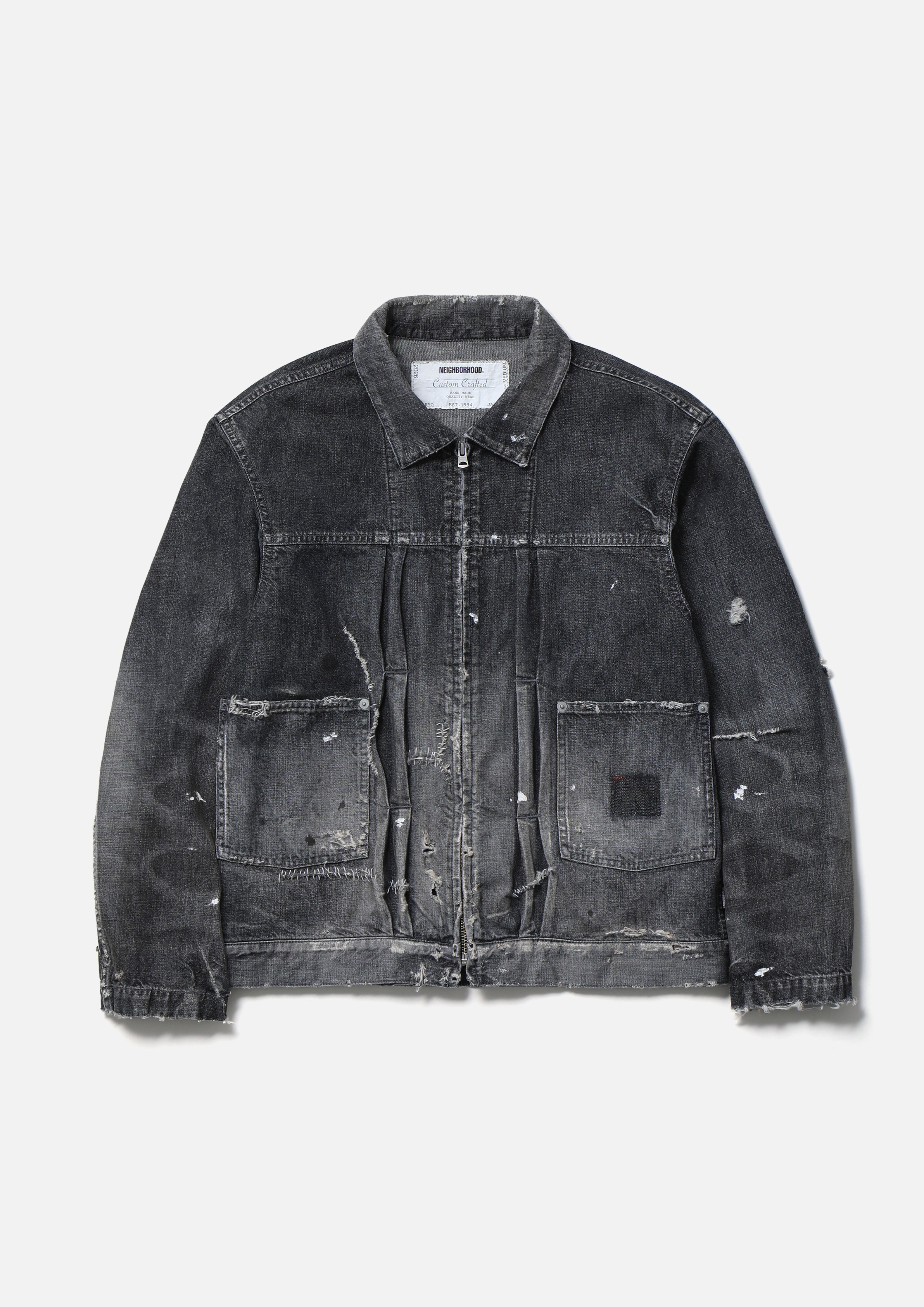 SAVAGE LW DENIM ZIP JACKET