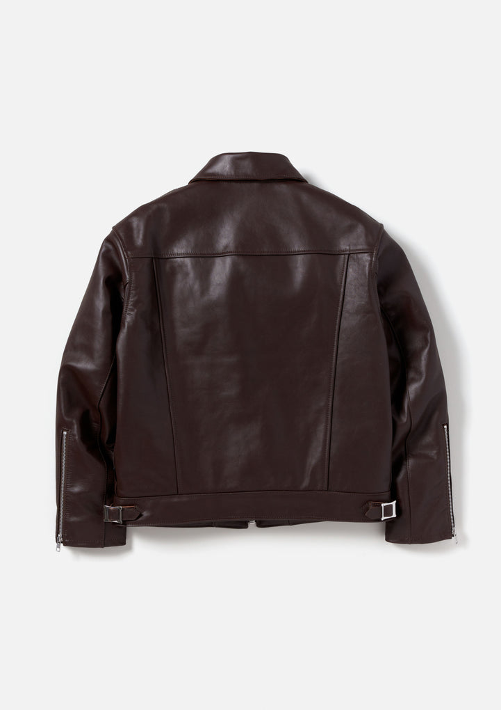 SINGLE LEATHER JACKET