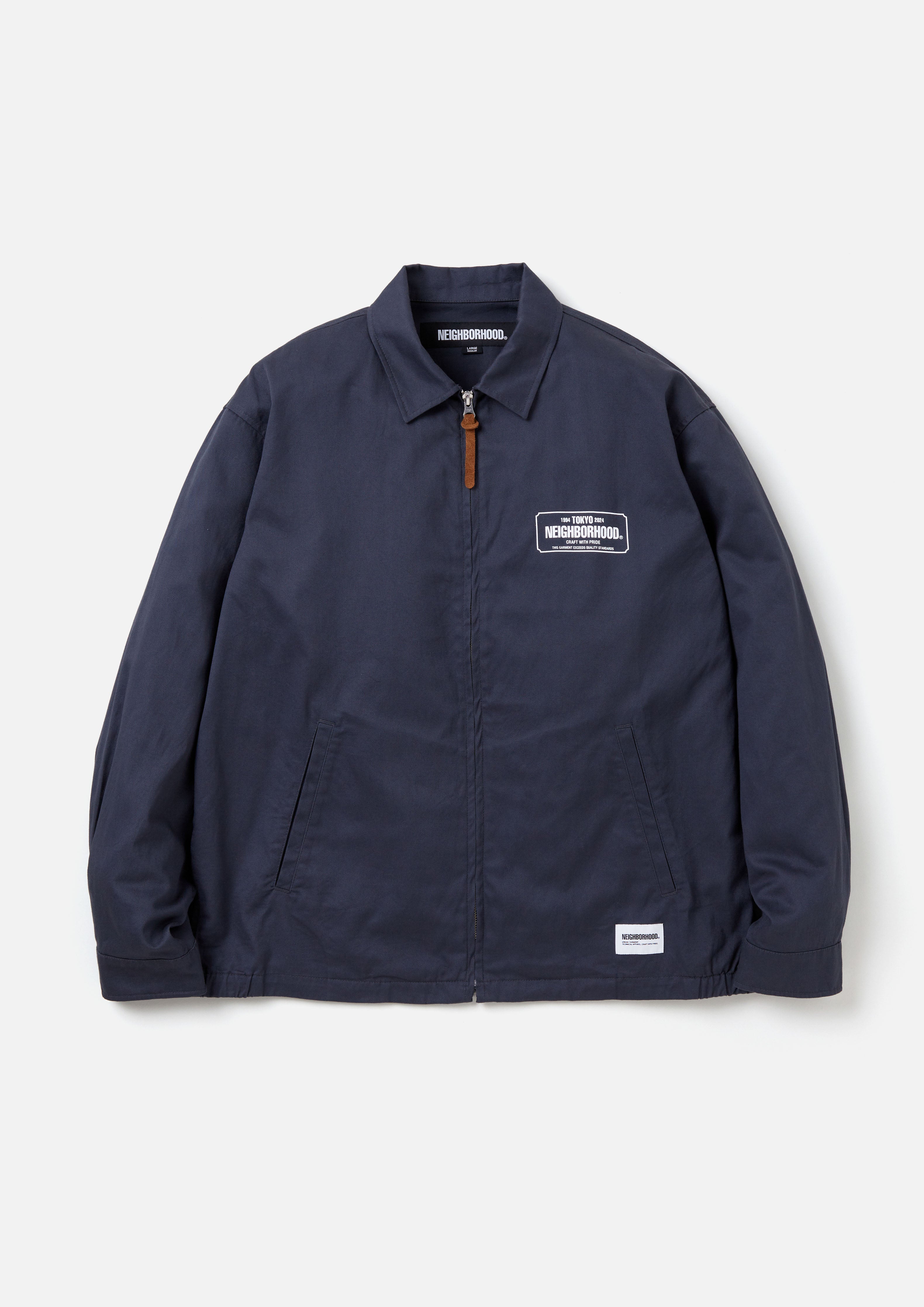 【NEIGHBORHOOD】LEATHER ZIP WORK JACKET XL NEIGHBORHOOD】LEATHER ZIP WORK JACKET XL