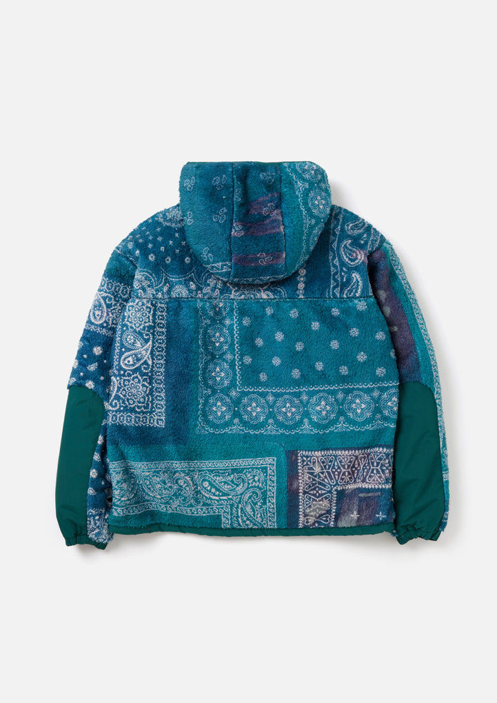 BANDANA PATTERN FLEECE JACKET