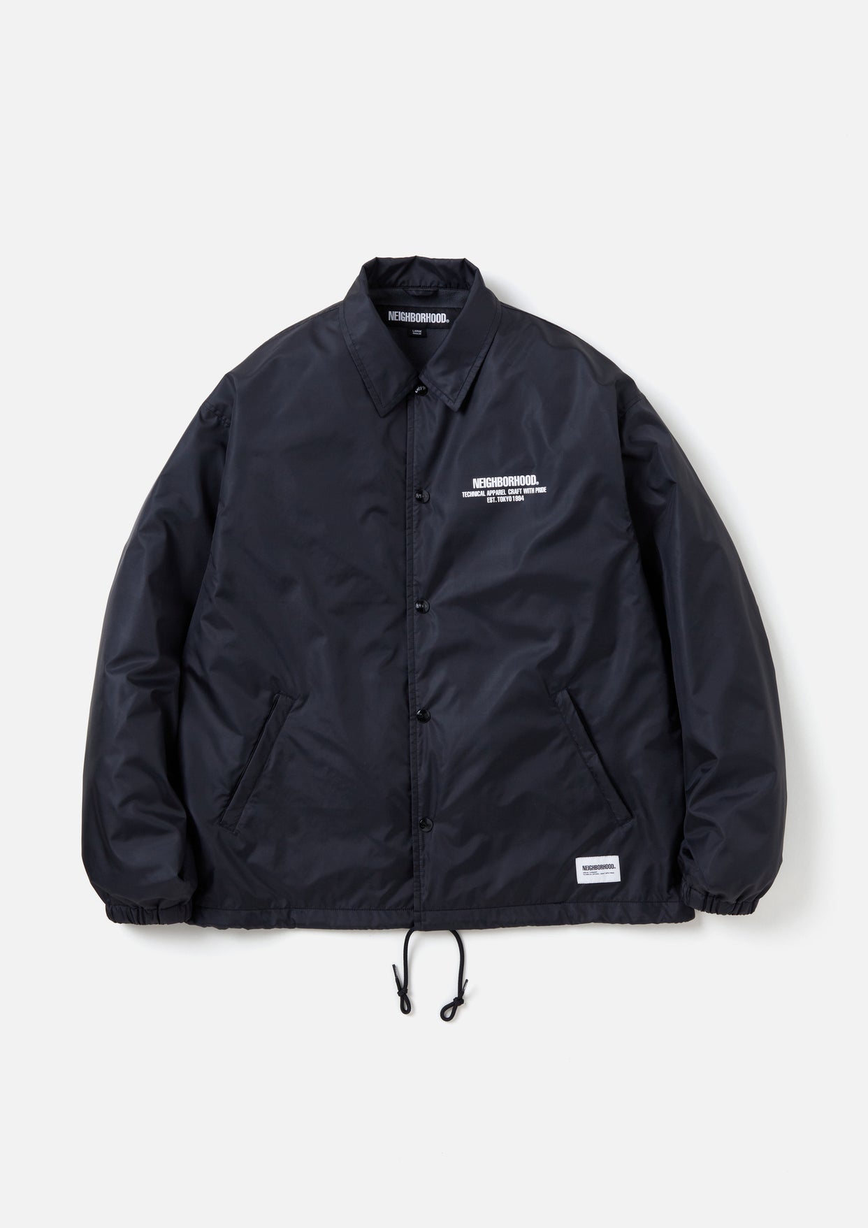 新品 L 黒 NEIGHBORHOOD WINDBREAKER JACKET