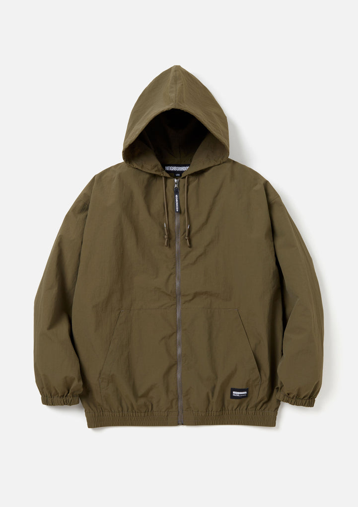 ZIP UP HOODED JACKET