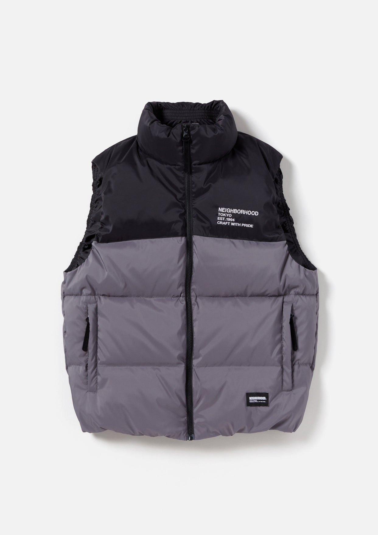 NEIGHBORHOOD CLASSIC DOWN VEST GRAY