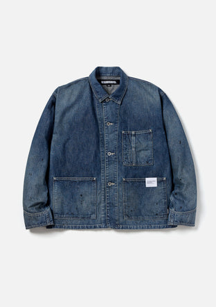 Neighborhood denim best sale shirt