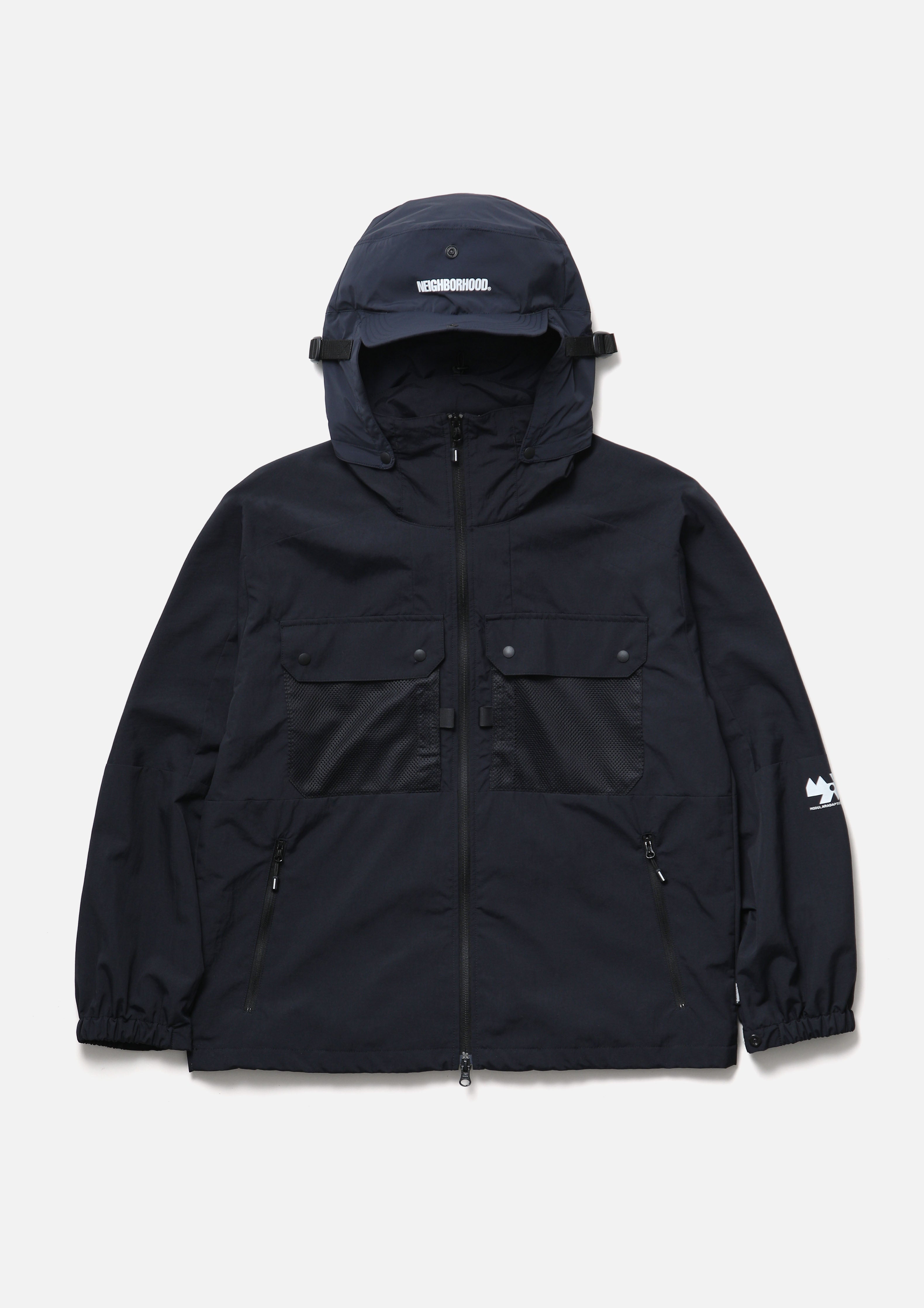 MAP . DETACHABLE HOODED JACKET