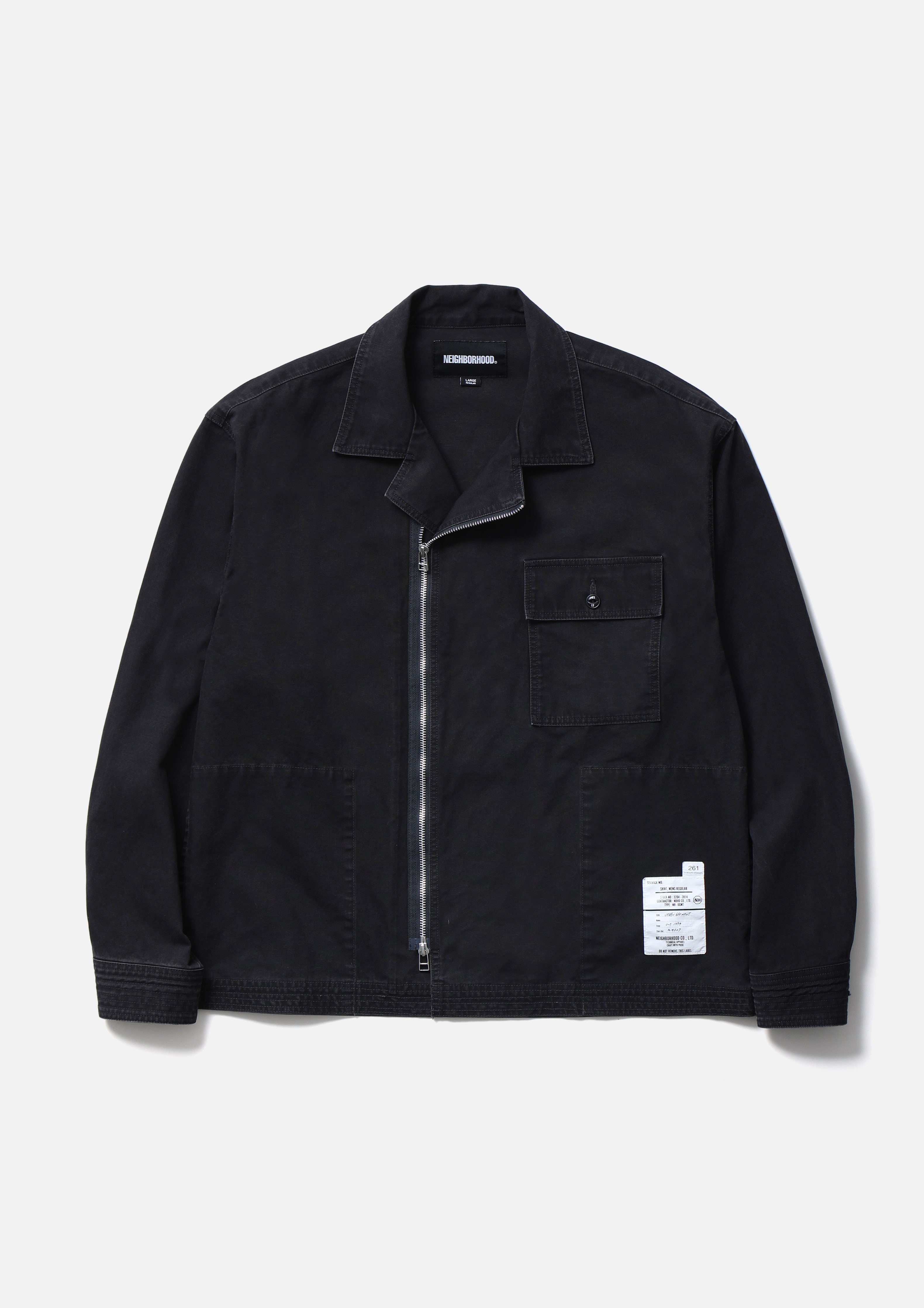 ZIP FIELD SHIRT LS