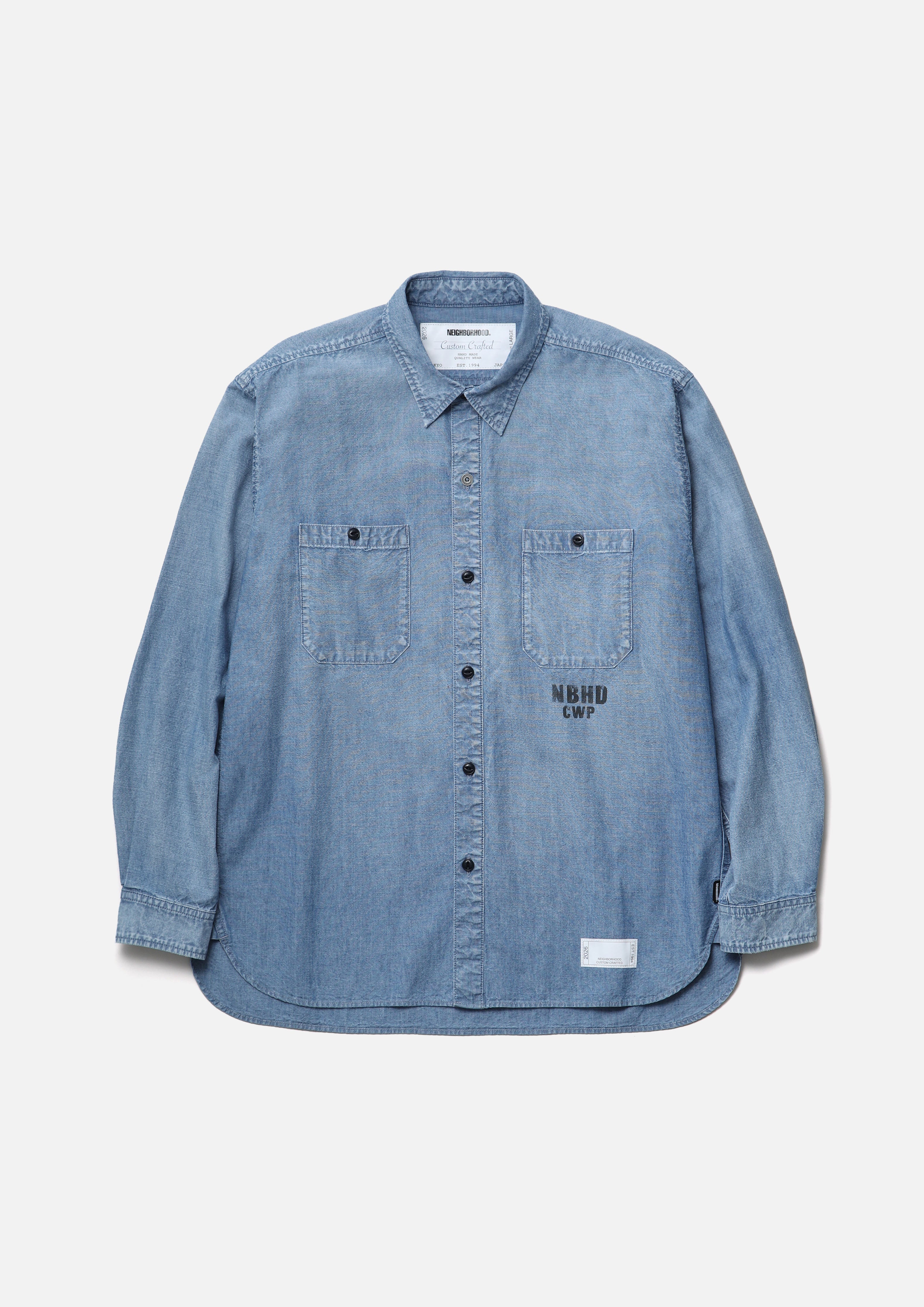 CHAMBRAY SHIRT LS