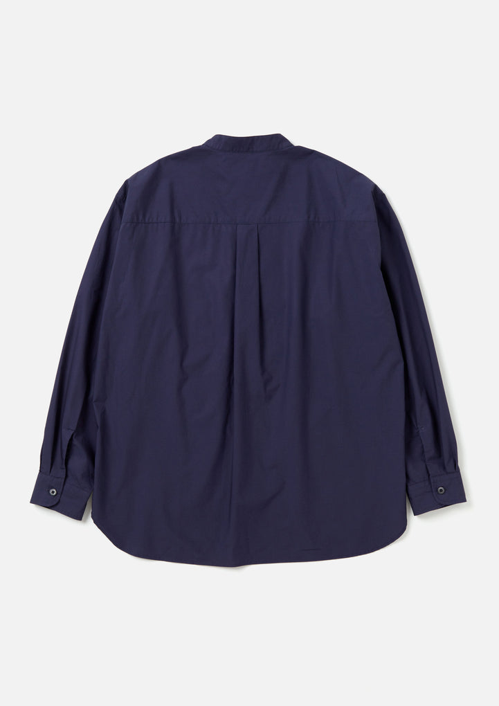 BANDCOLLAR SHIRT LS
