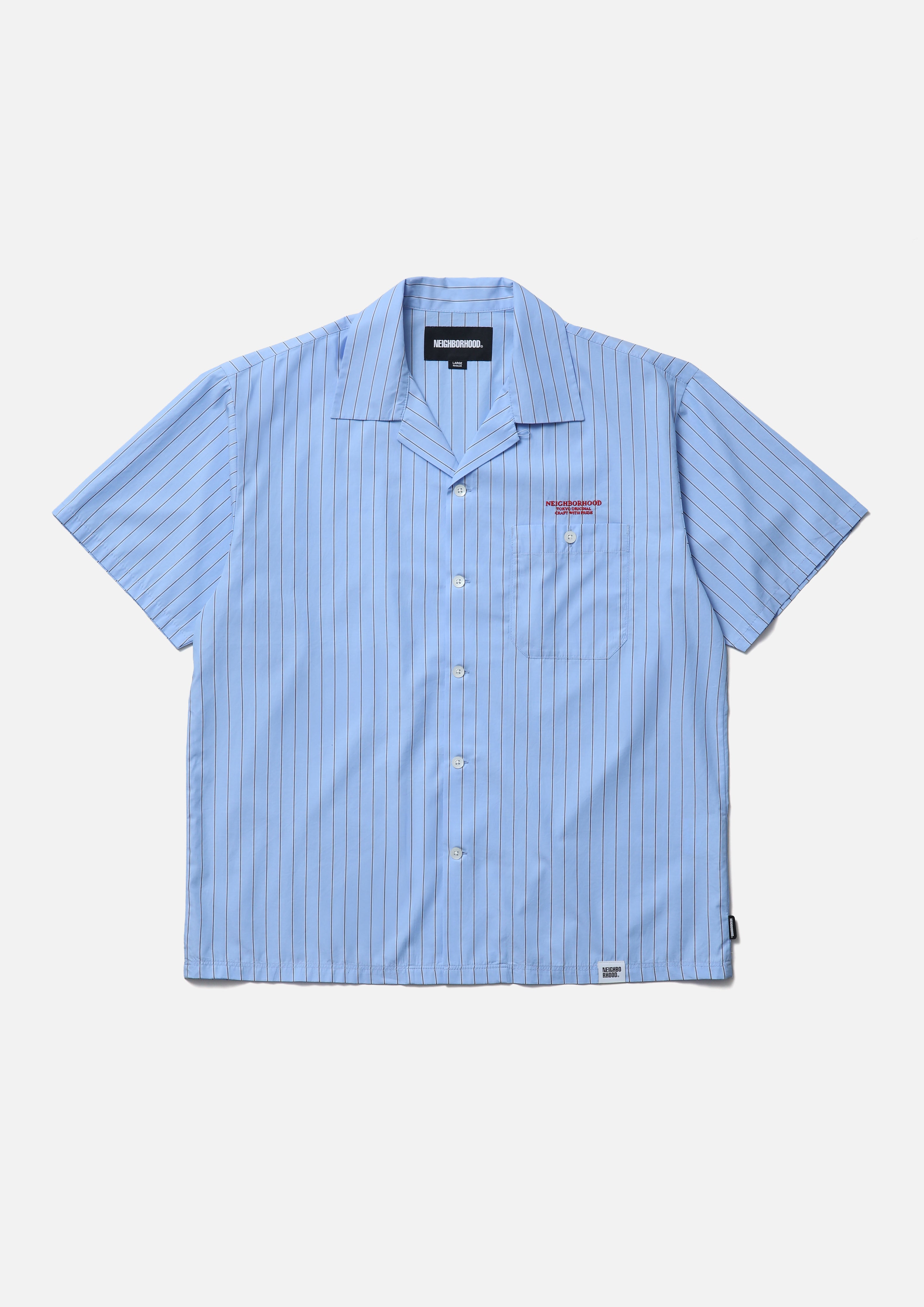 STRIPE WORK SHIRT SS
