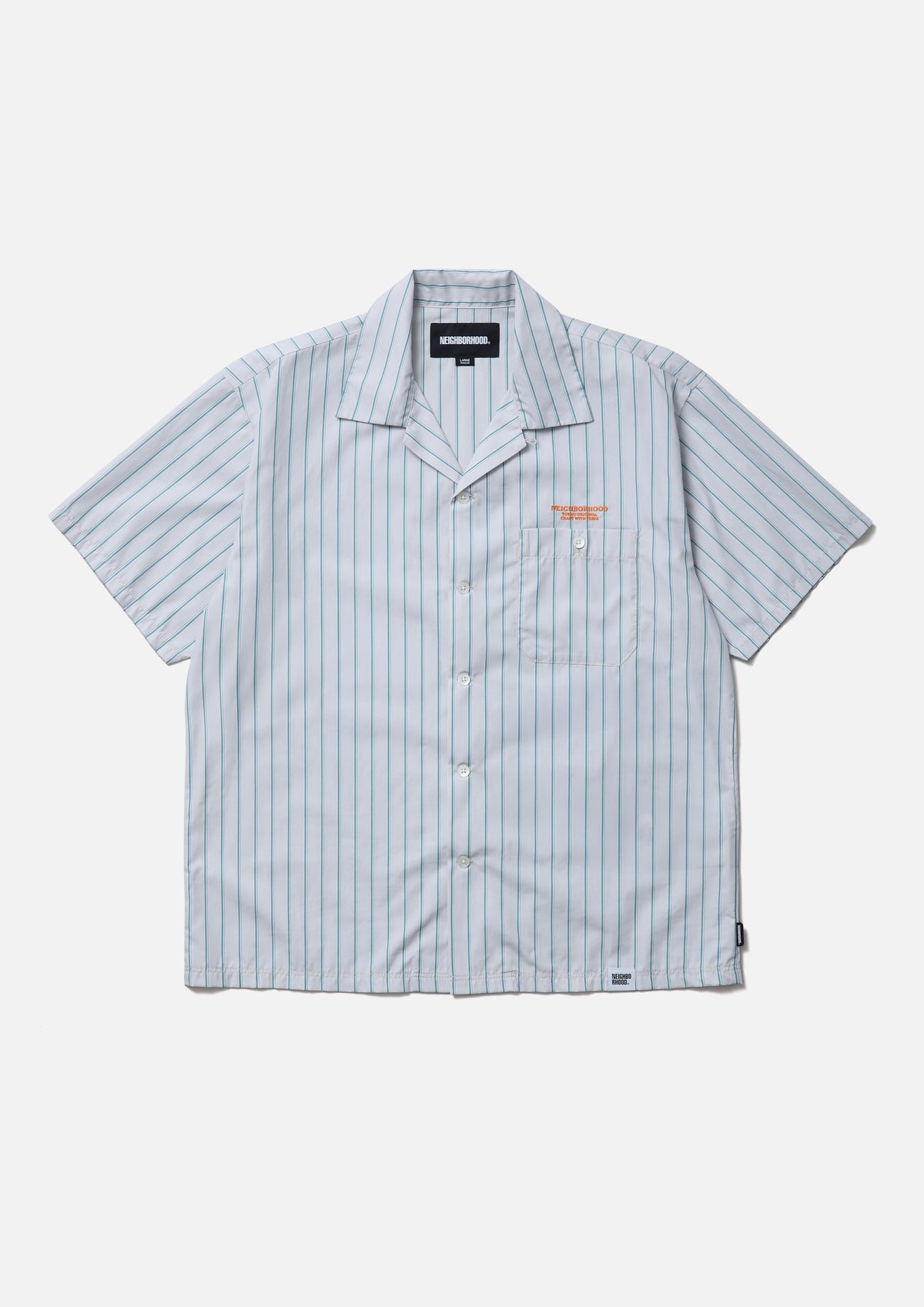STRIPE WORK SHIRT SS