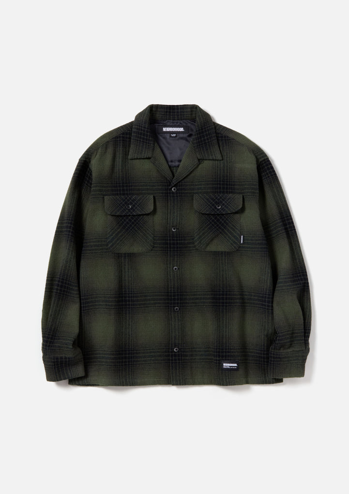 WOOL HOMBRE CHECK SHIRT LS