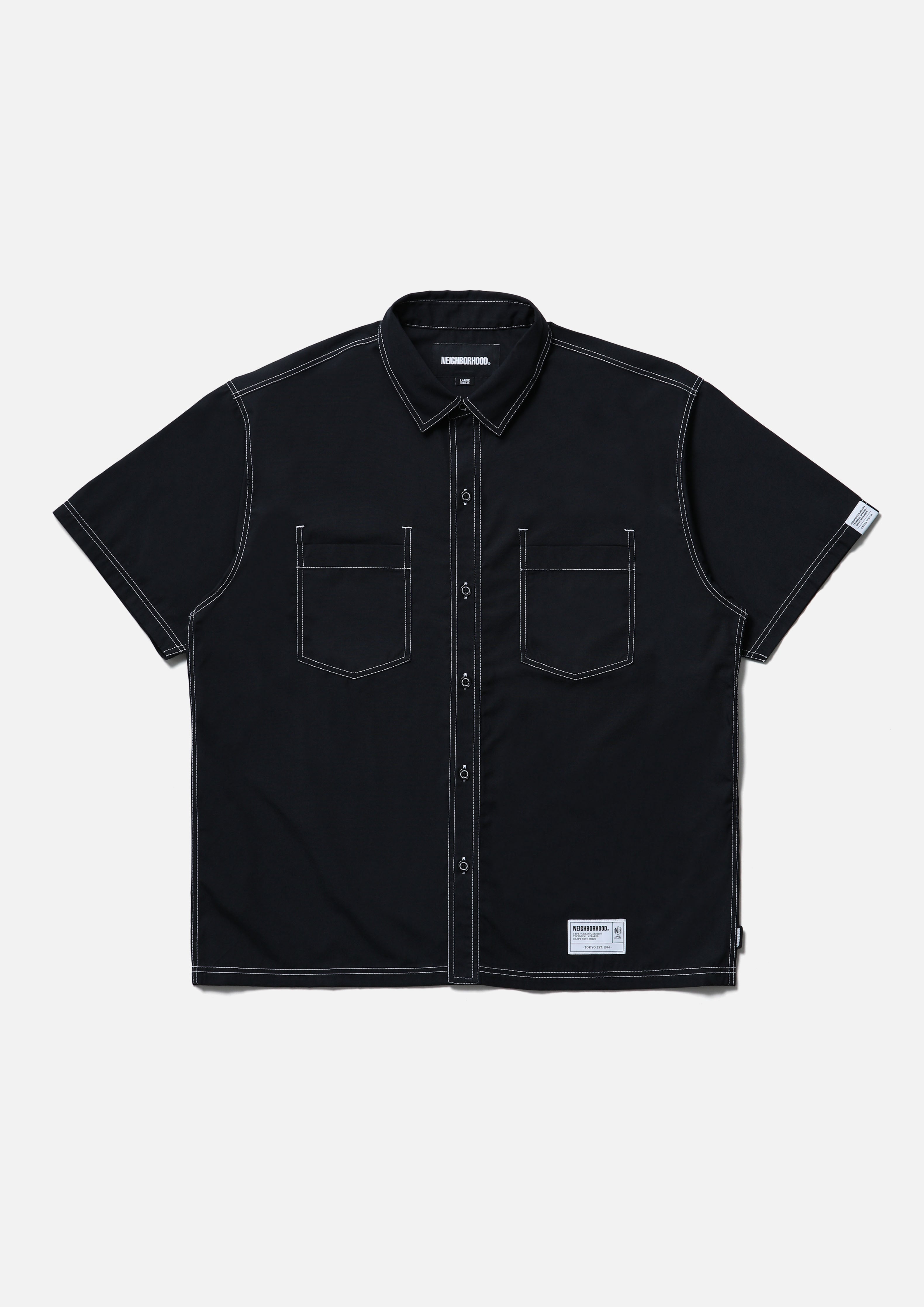 VISIBLE STITCHING SHIRT SS