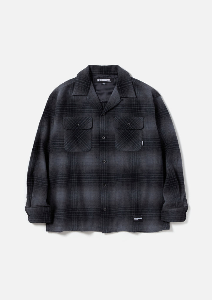 WOOL HOMBRE CHECK SHIRT LS