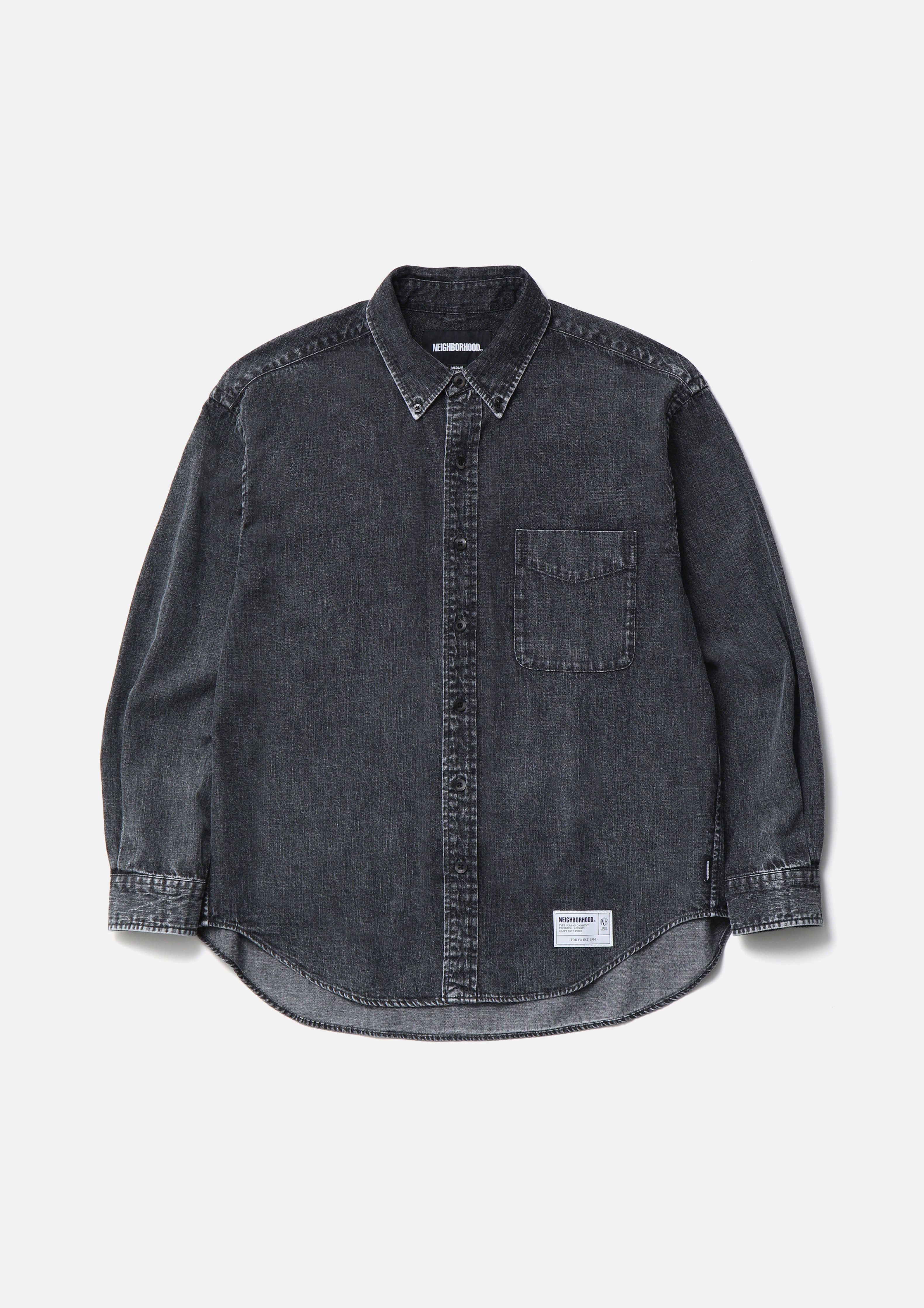 DENIM BD SHIRT LS