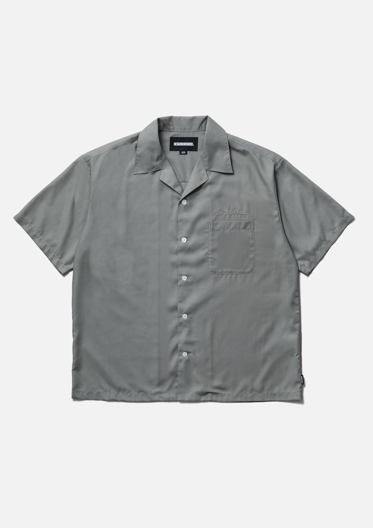 SOLID COLOR HAWAIIAN SHIRT SS