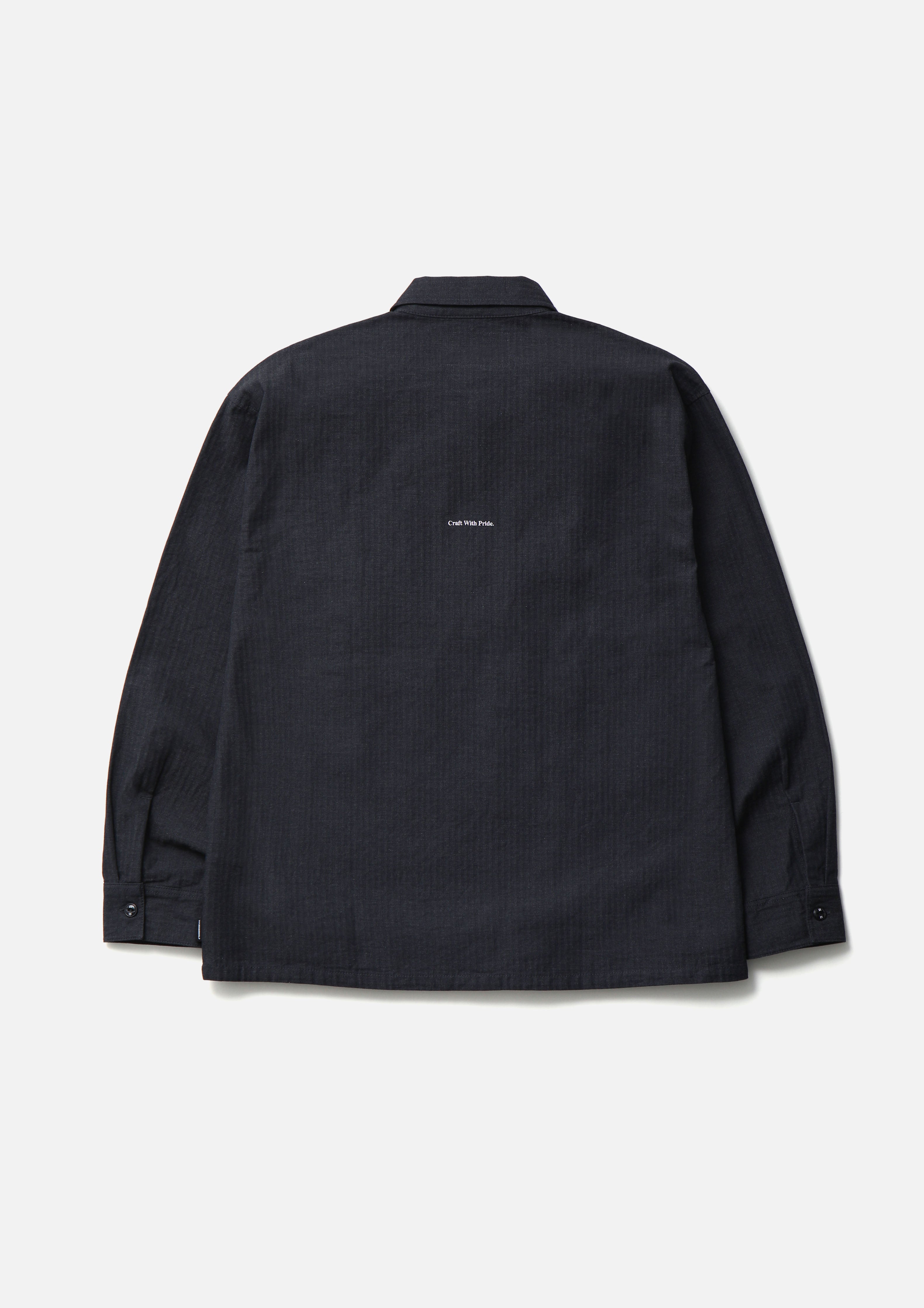 HALF ZIP WORK SHIRT LS