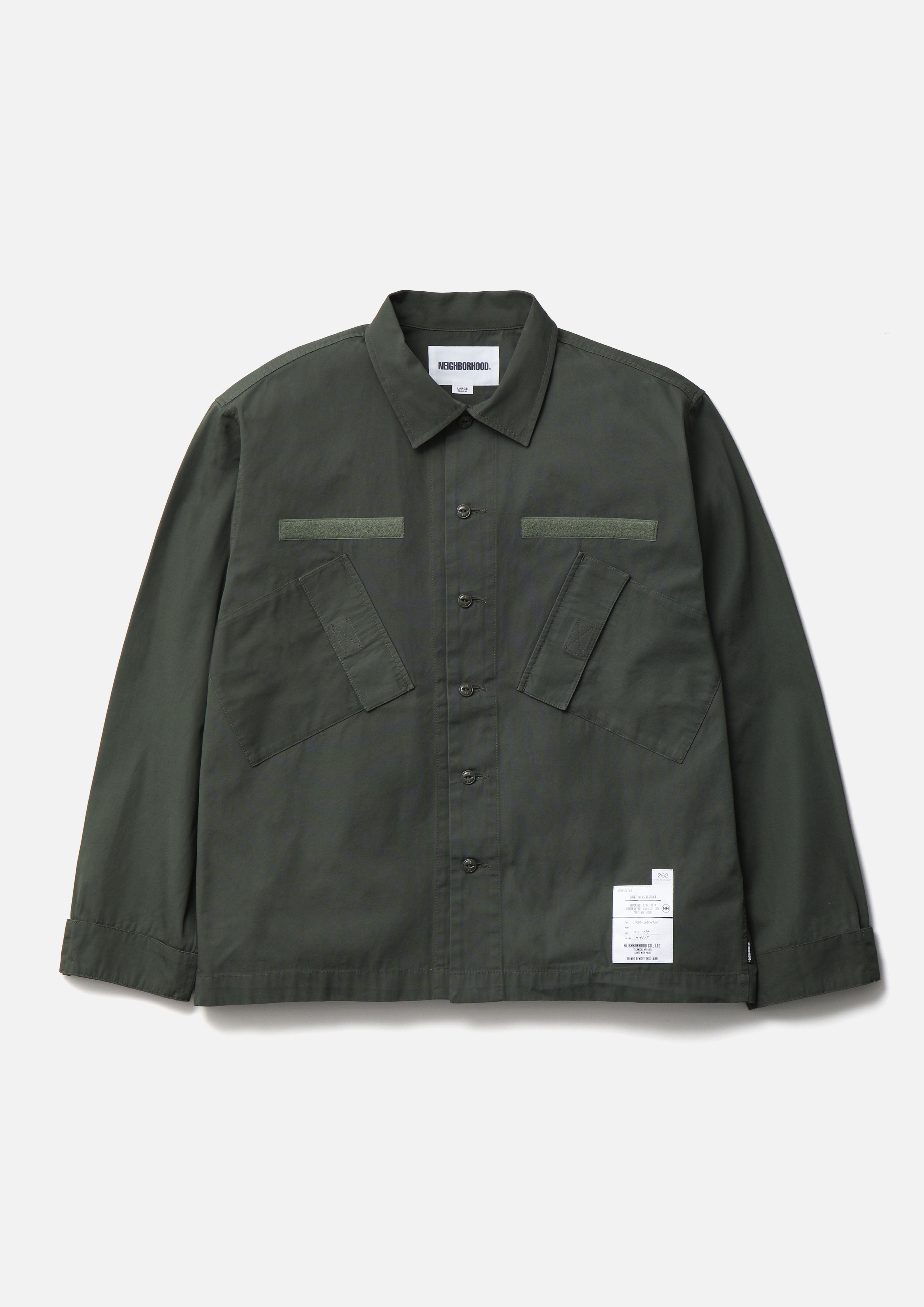 outoTシャツ M〜L程度 SLANT POCKET SHIRT LS