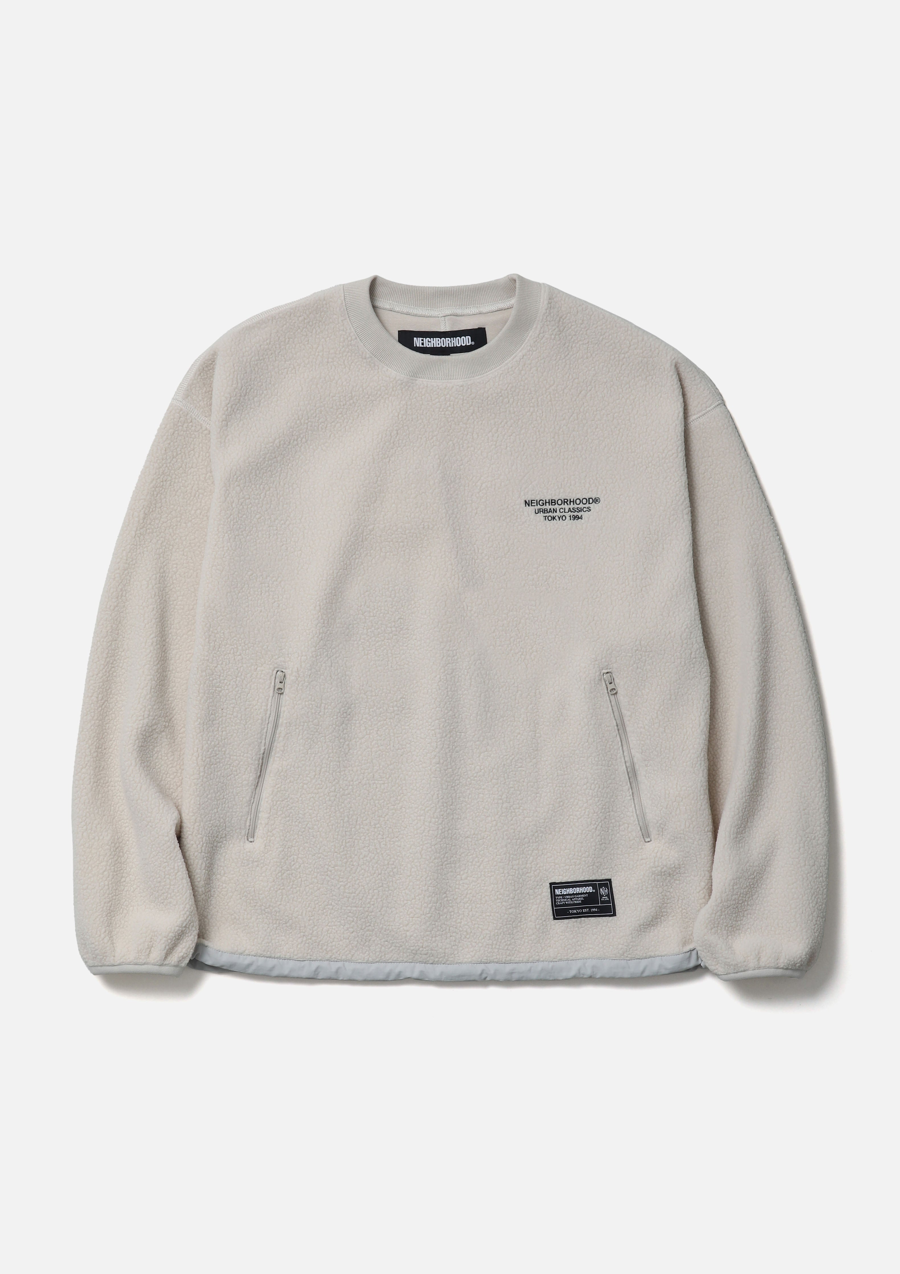 FLEECE CREWNECK LS