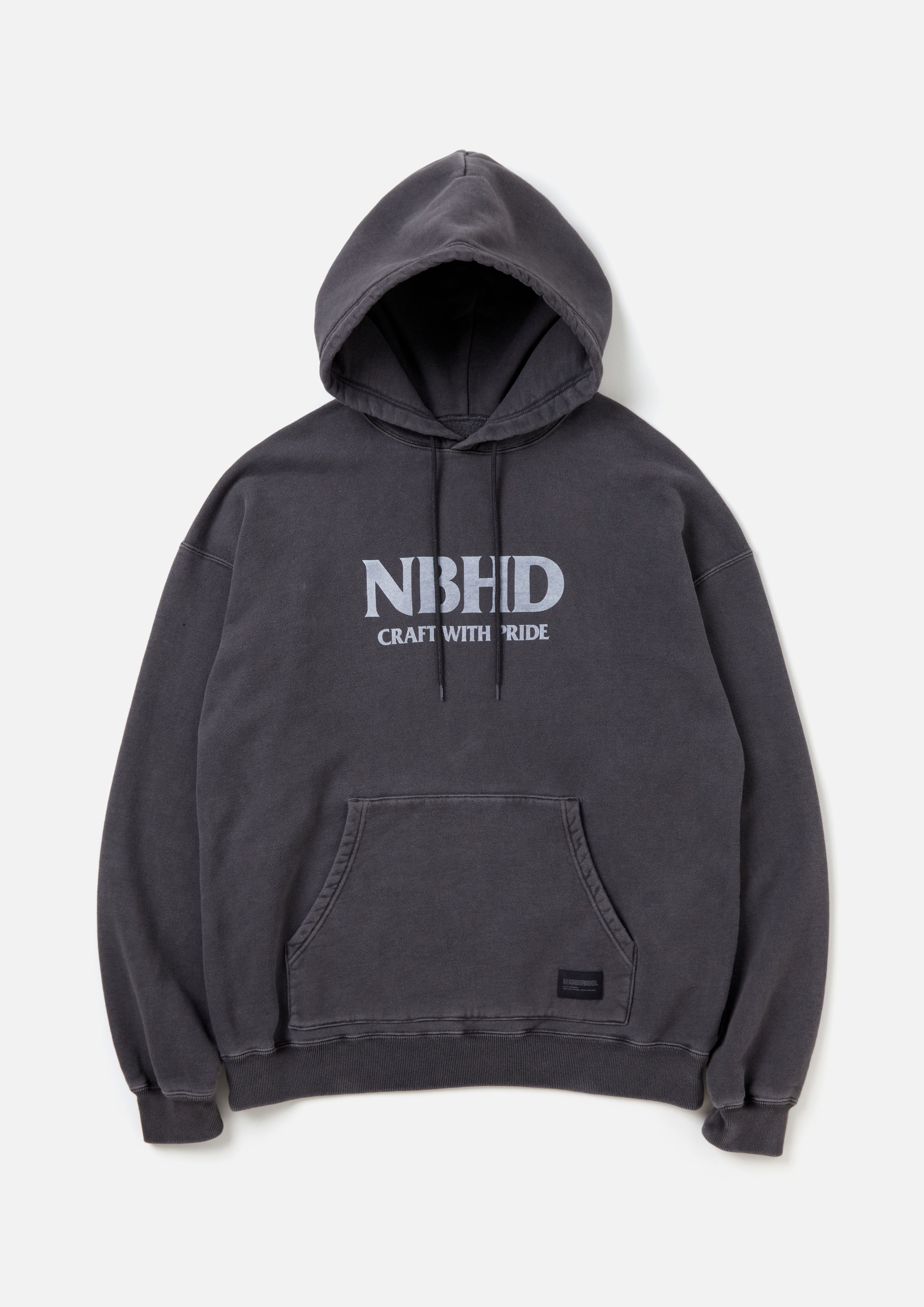 PIGMENT DYED SWEATPARKA LS