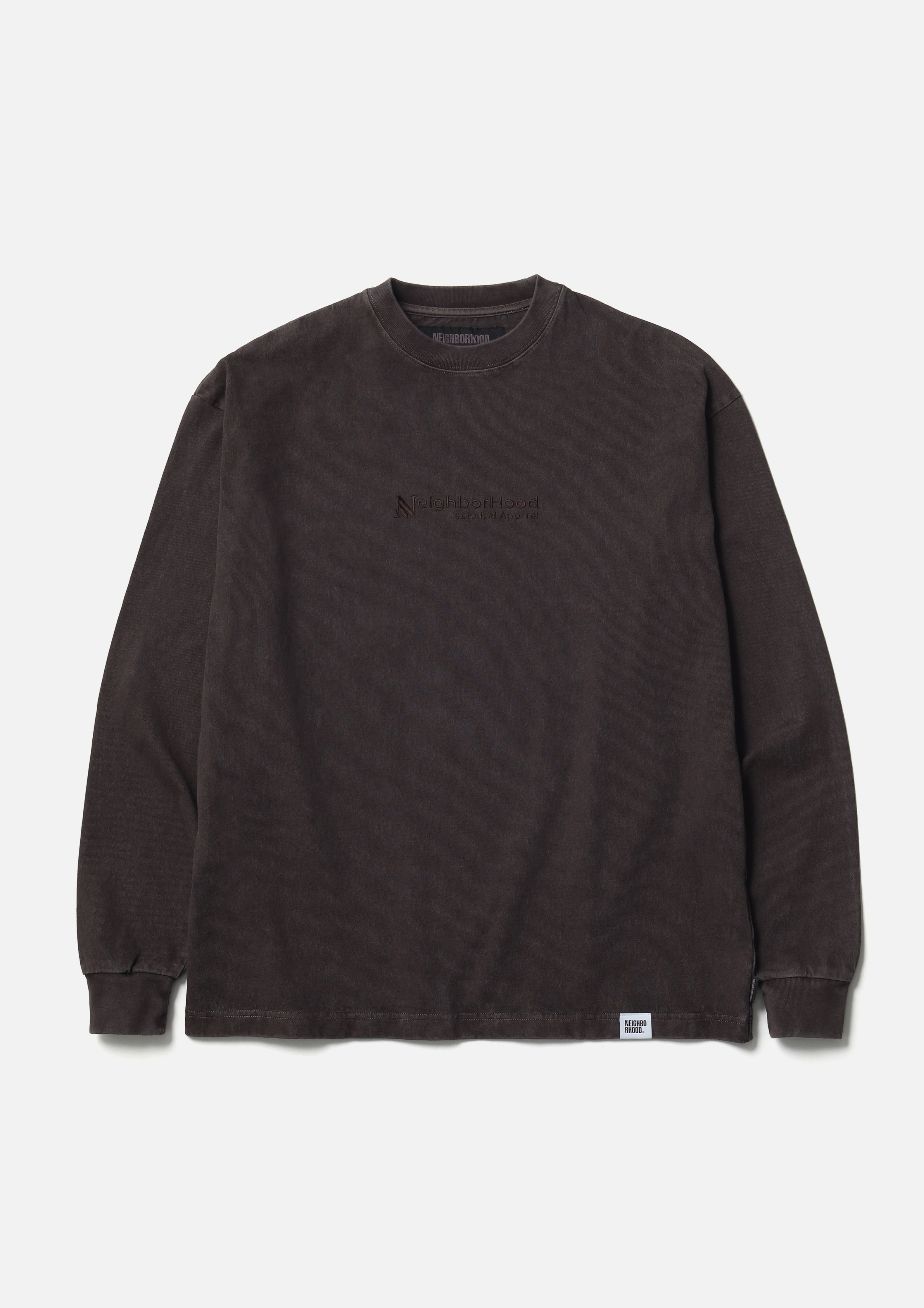 PIGMENT DYED CREWNECK LS