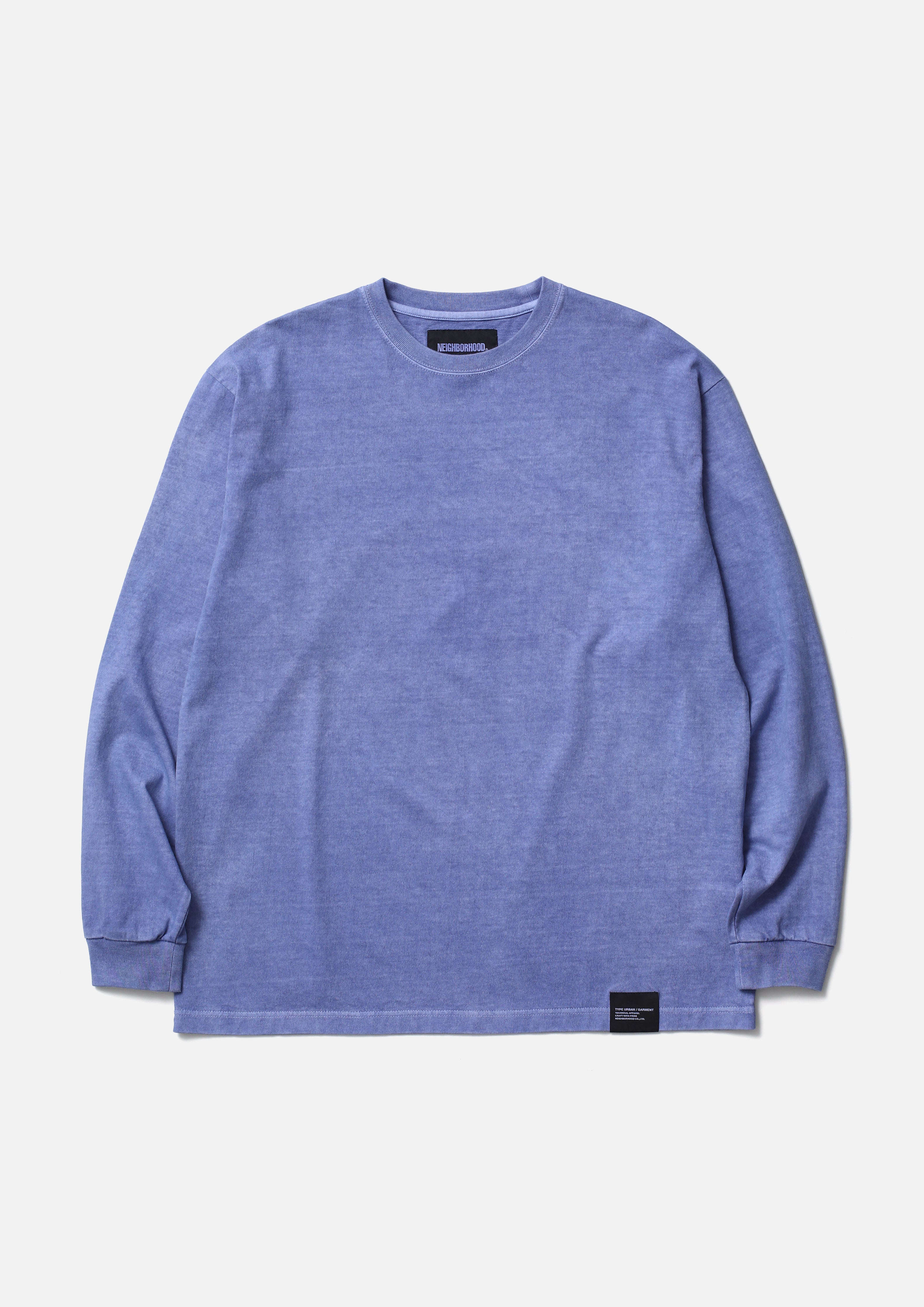 PIGMENT DYED CREWNECK LS