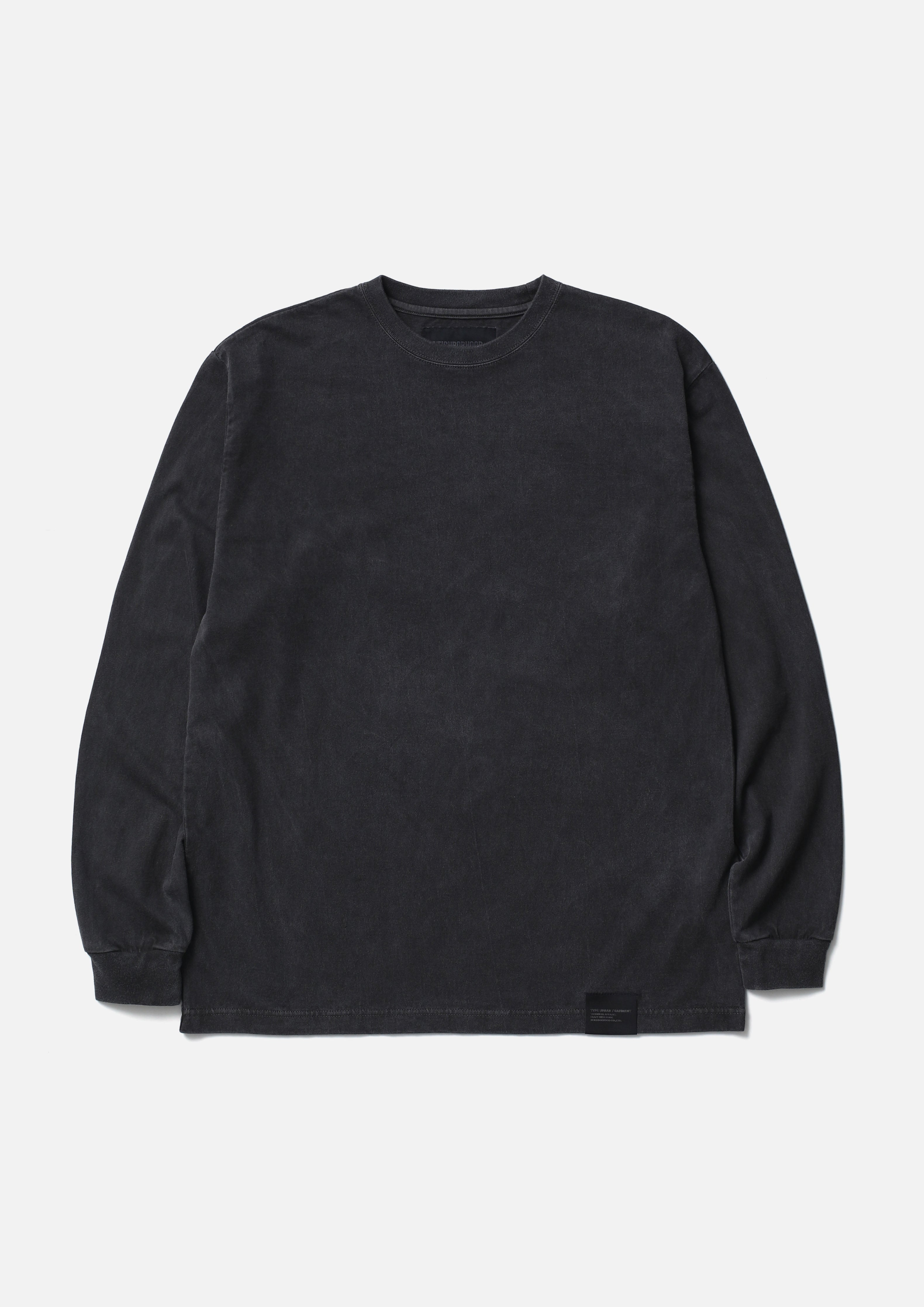 PIGMENT DYED CREWNECK LS