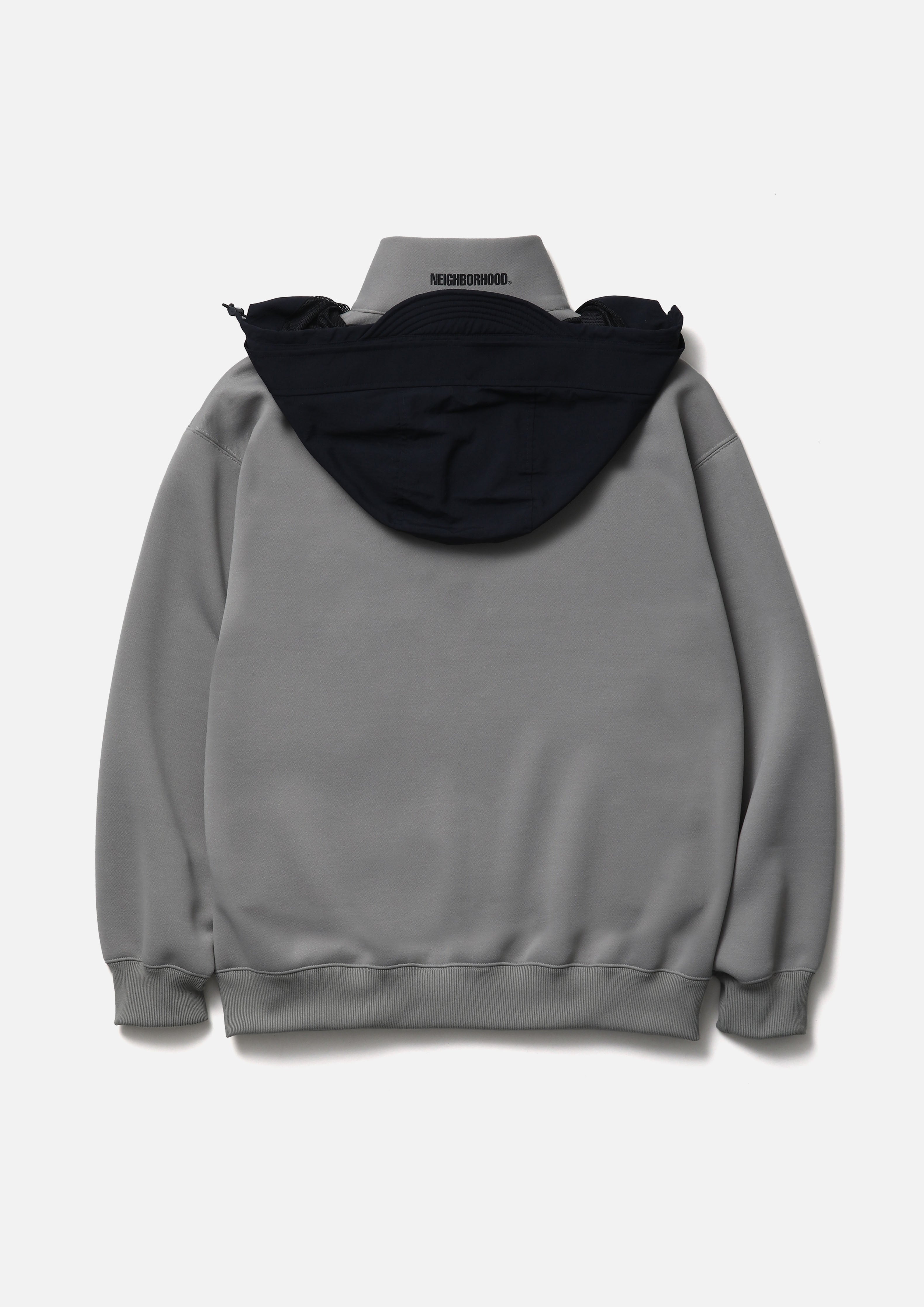 MAP . DETACHABLE HOODIE LS