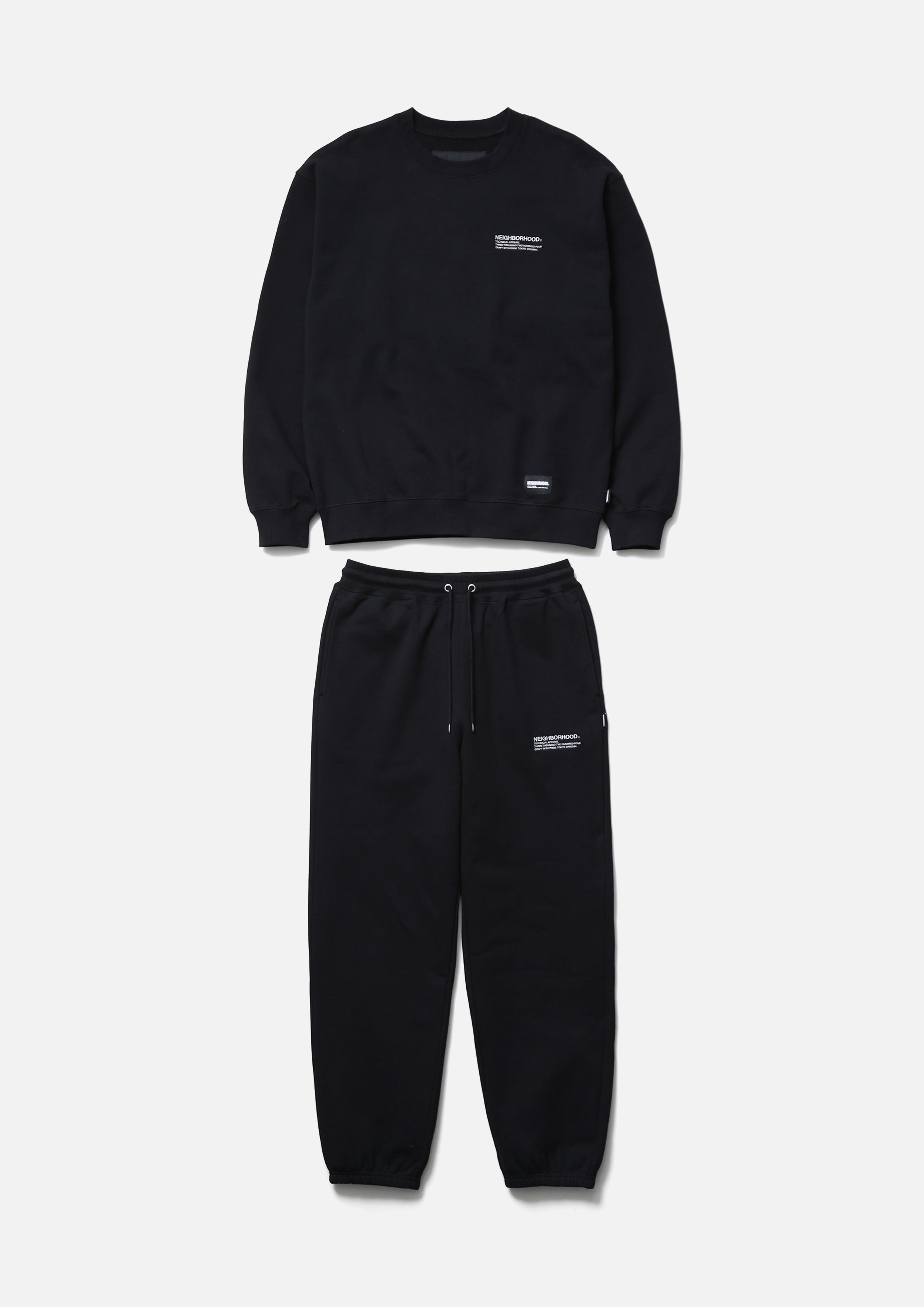 最初値下げNEIGHBORHOOD 黒 スウェット L HOME SET UP