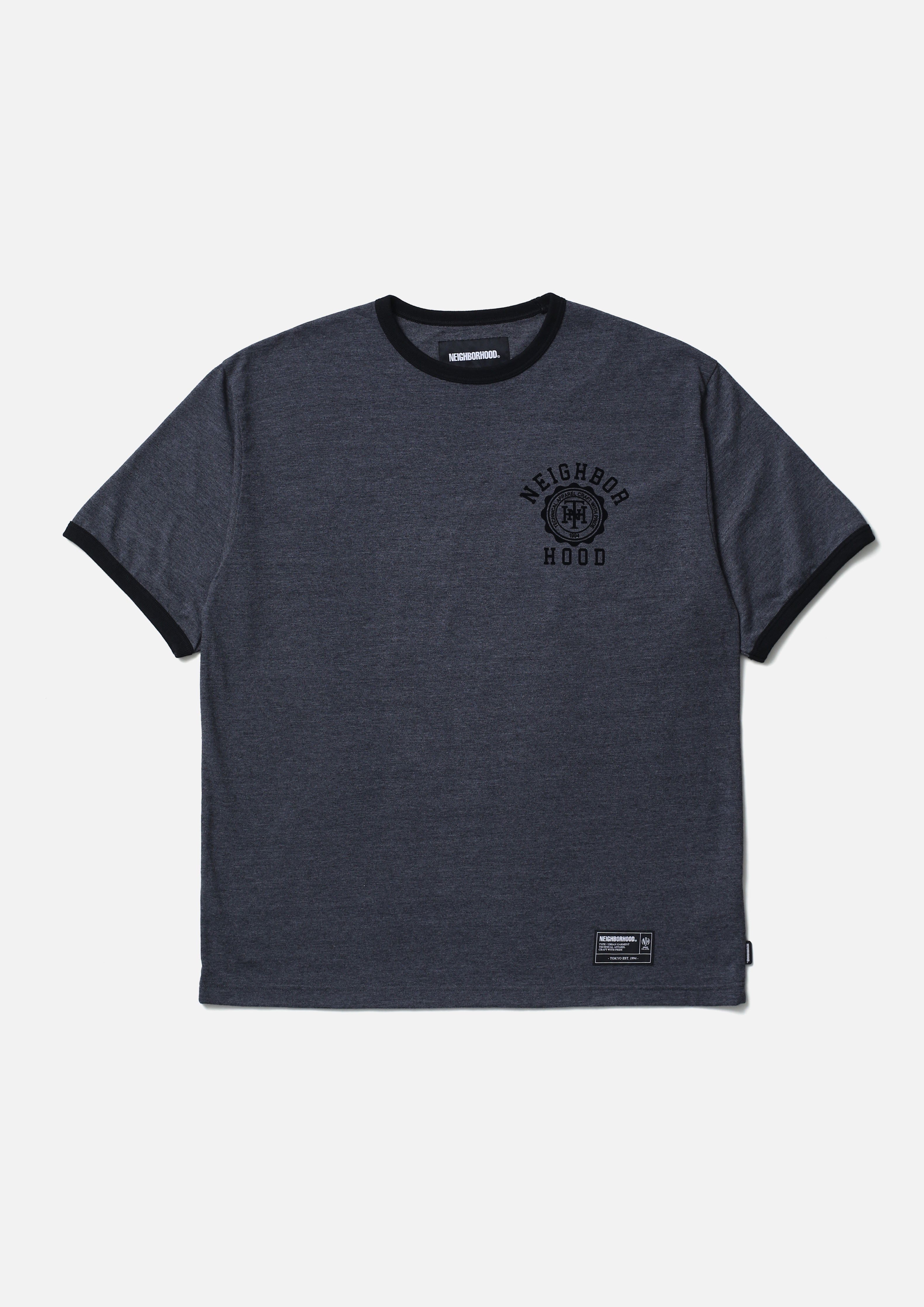 HEATHER FABRIC TEE SS