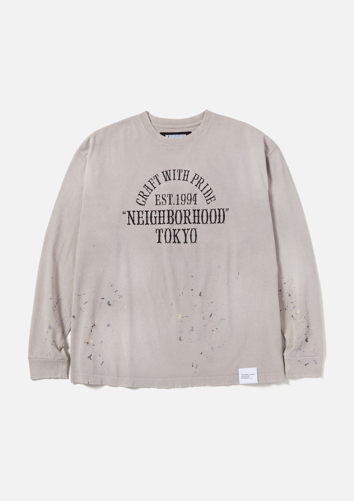 DAMAGE CREWNECK LS