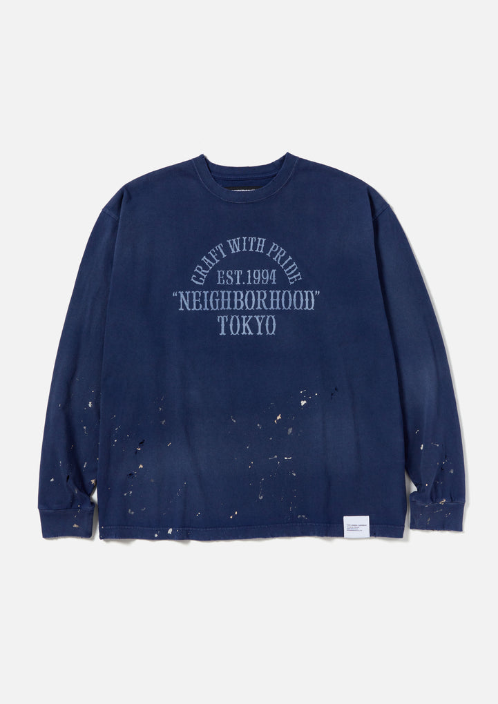 DAMAGE CREWNECK LS