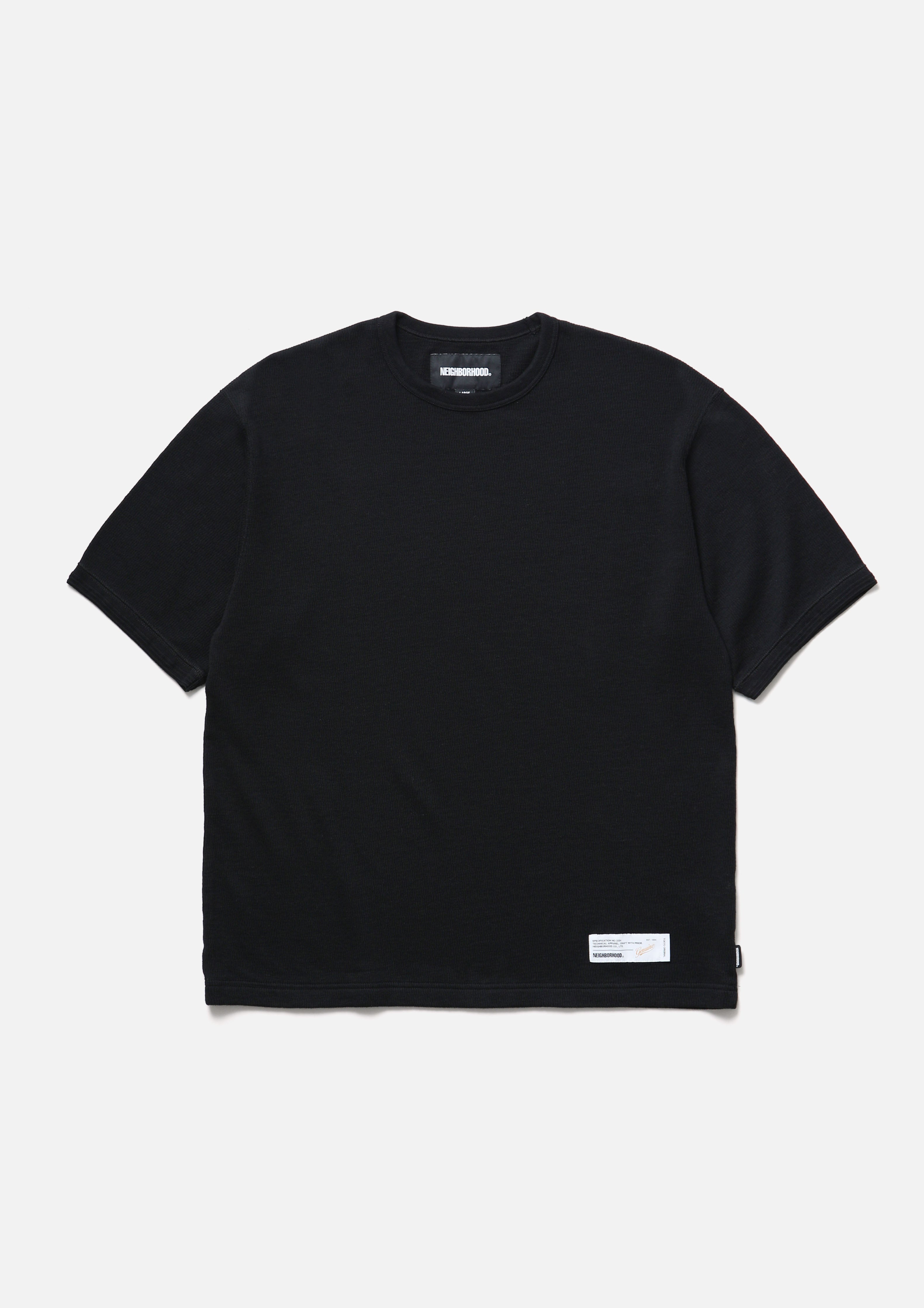 HONEYCOMB FABRIC CREWNECK SS