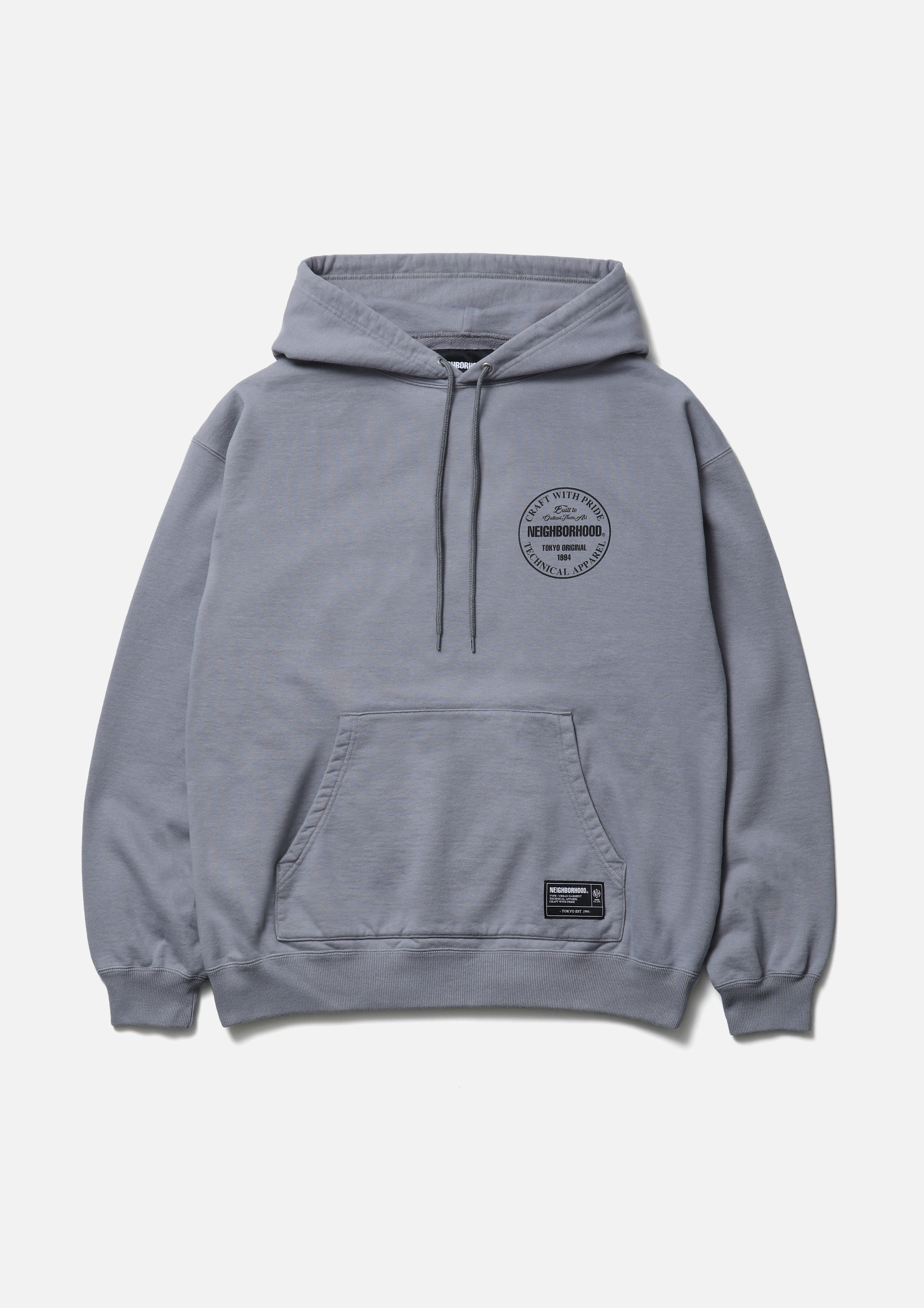 トップス NEIGHBORHOOD STAPLE SWEAT HOODIE LS NEIGHBORHOOD Staple Sweat Zip Hoodie LS Black | HAVEN