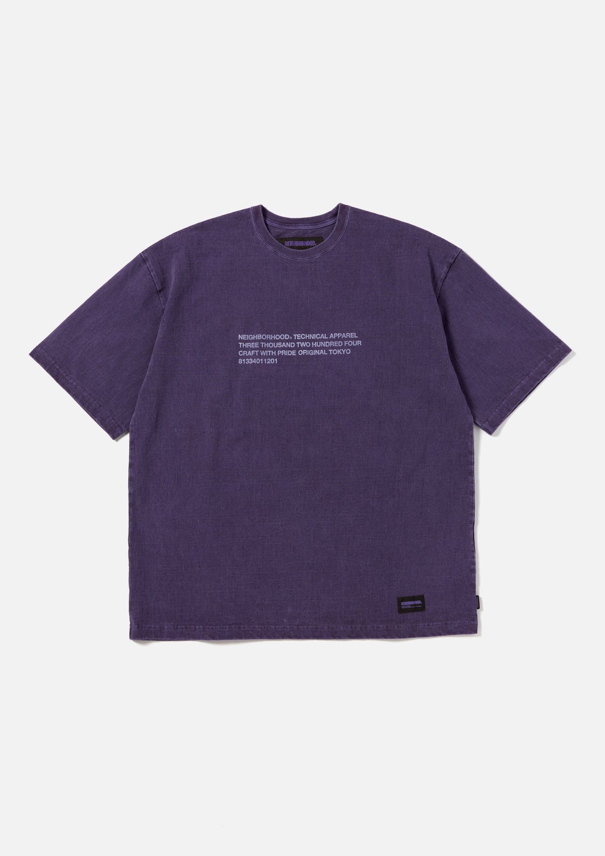 PIGMENT DYED CREWNECK SS