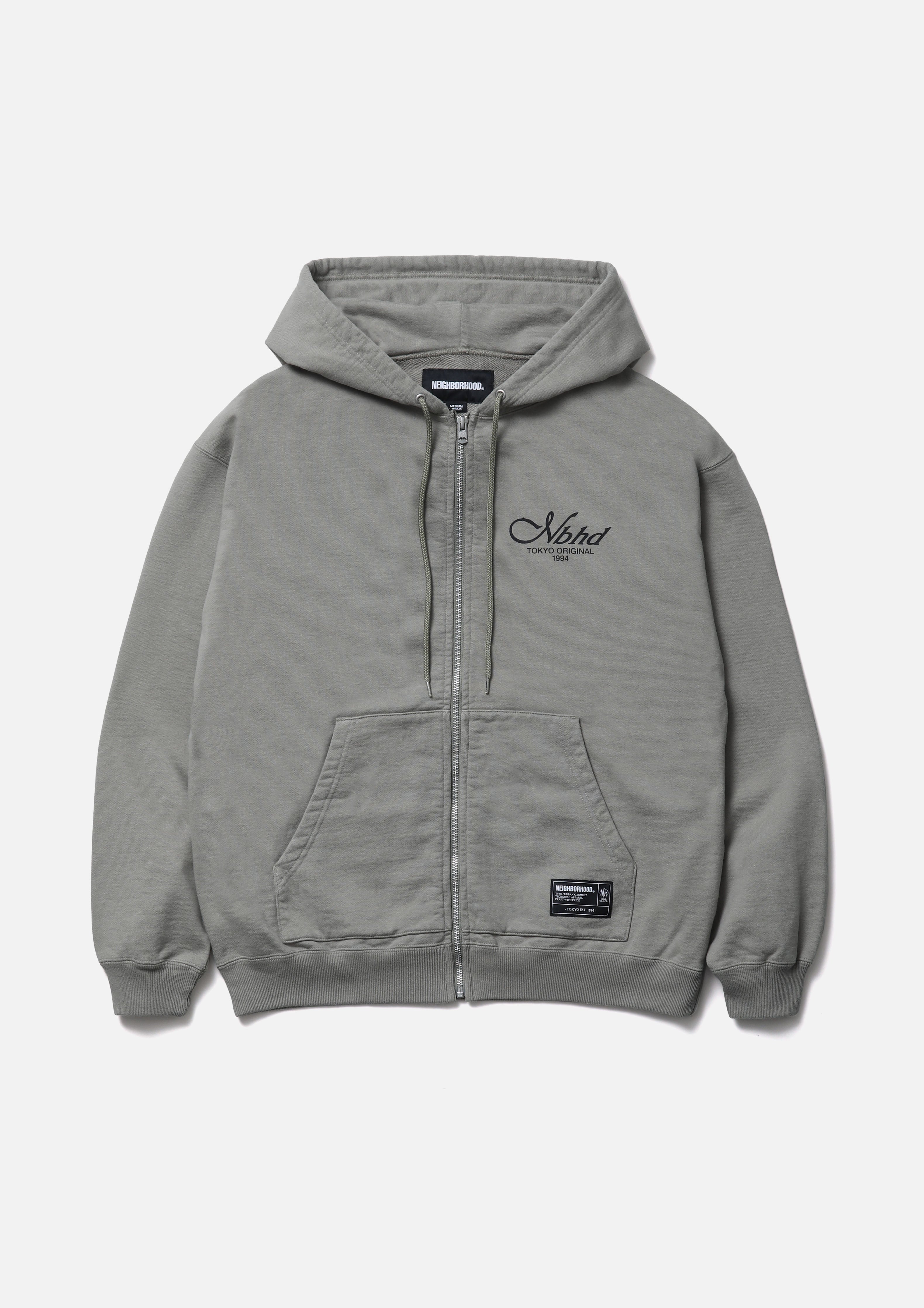 STAPLE SWEAT ZIP HOODIE LS