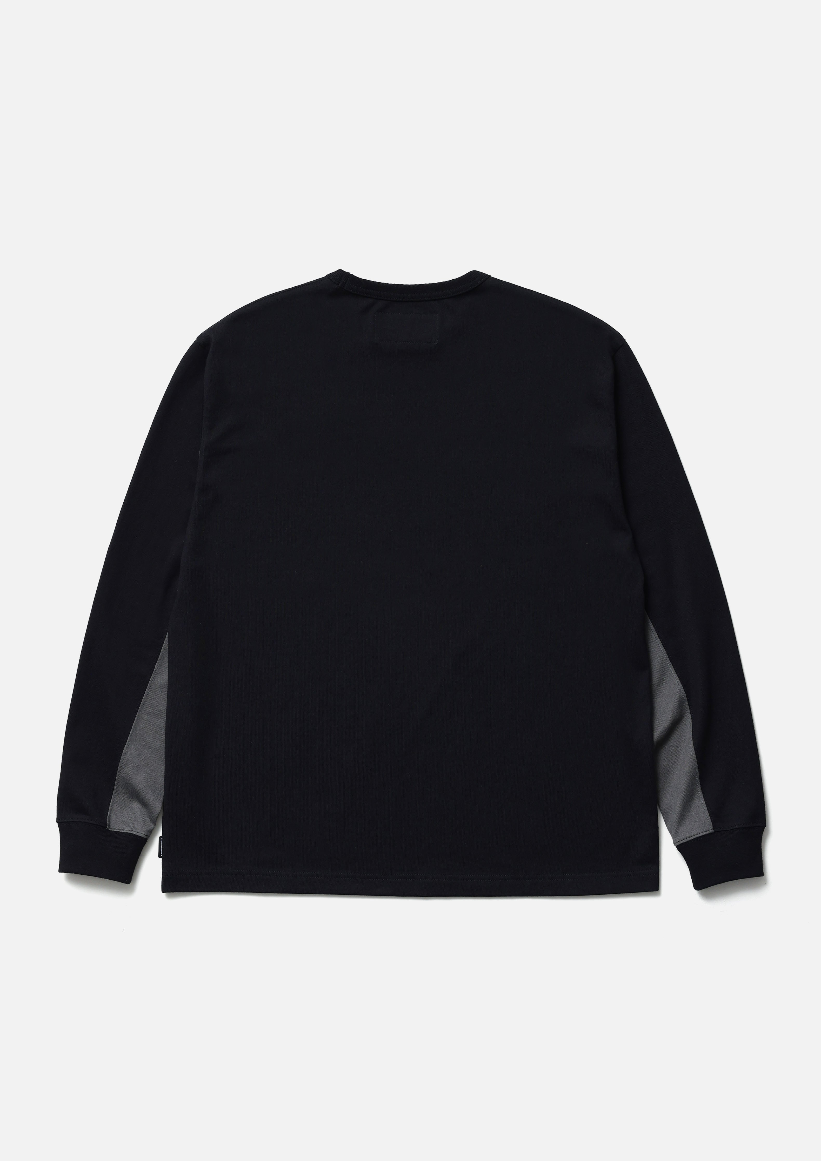 TWO-TONE CREWNECK LS
