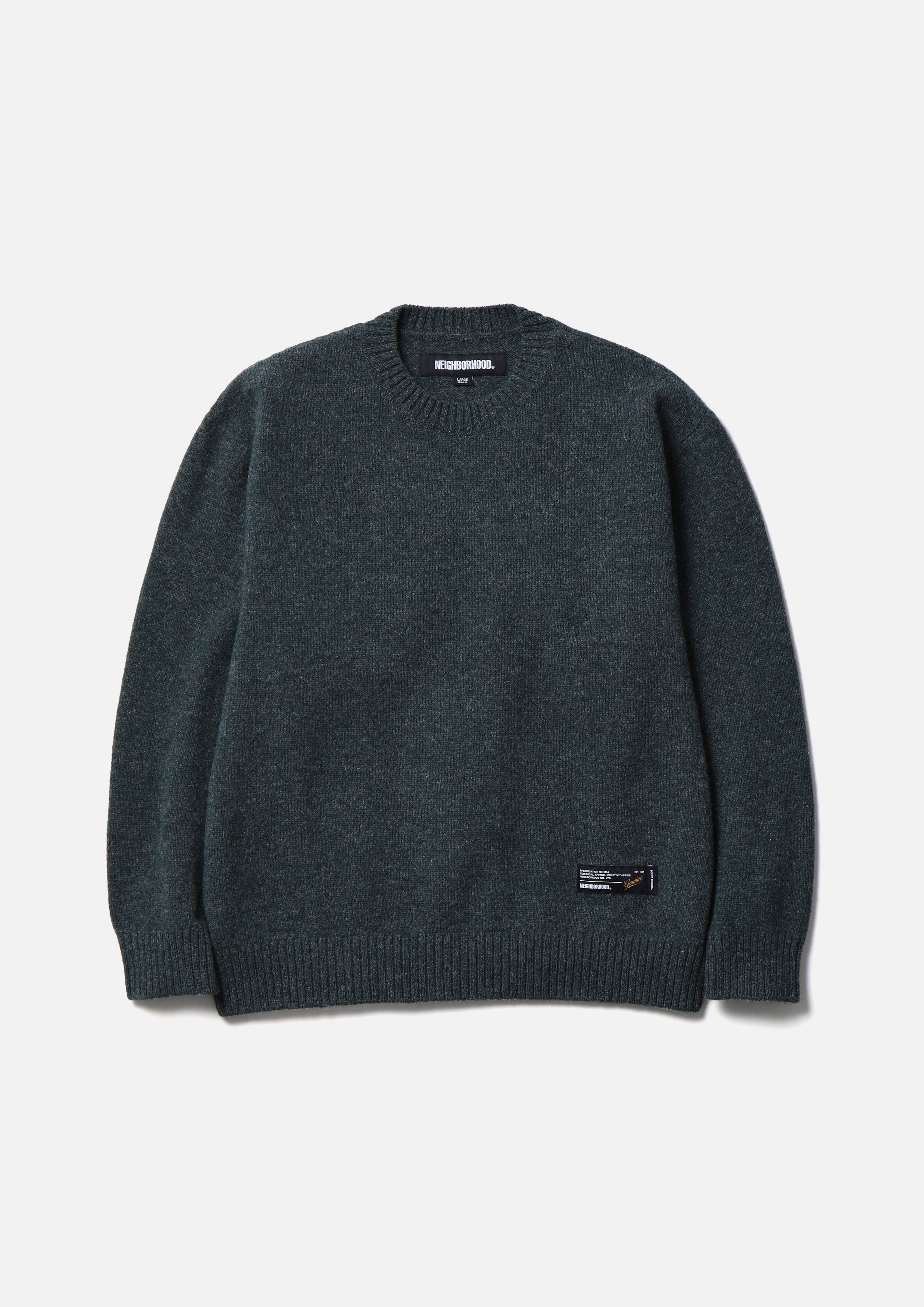 PLAIN CREWNECK SWEATER