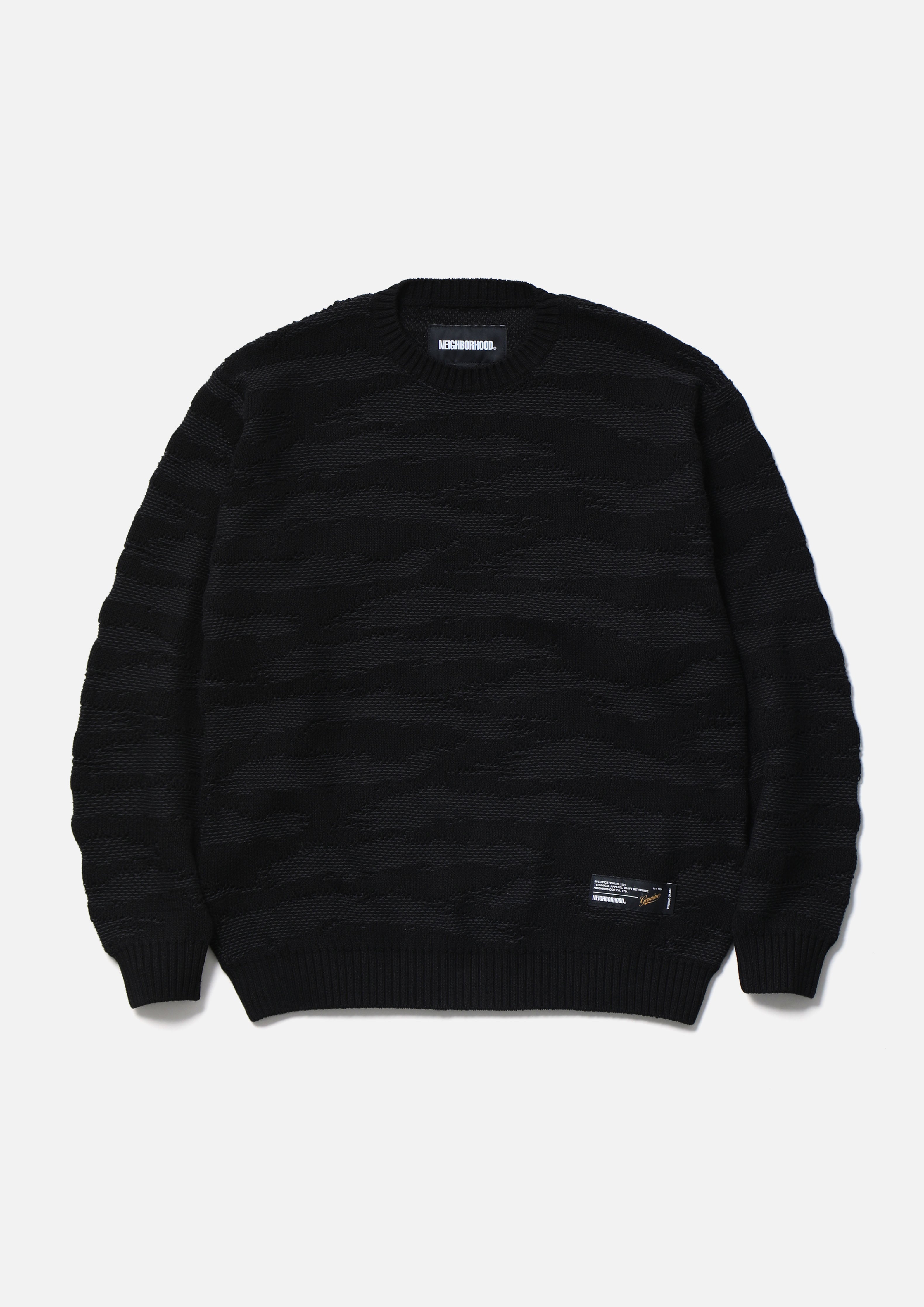 トップス NEIGHBORHOOD CAMO PATTERN CREWNECK CAMO PATTERN CREWNECK SWEATER