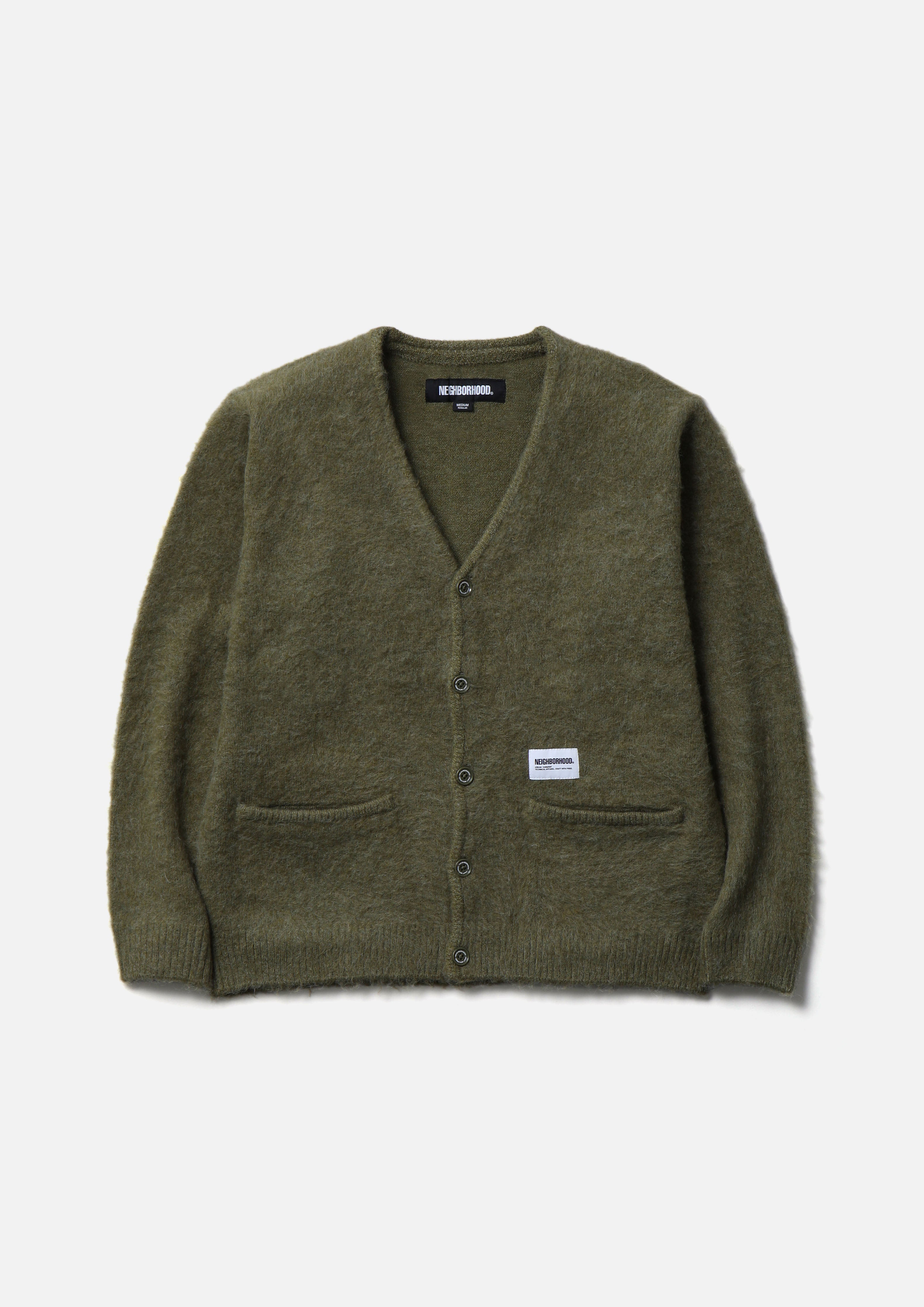 XL 美品 NEIGHBORHOOD CARDIGAN モヘア カーディガン MOHAIR CARDIGAN