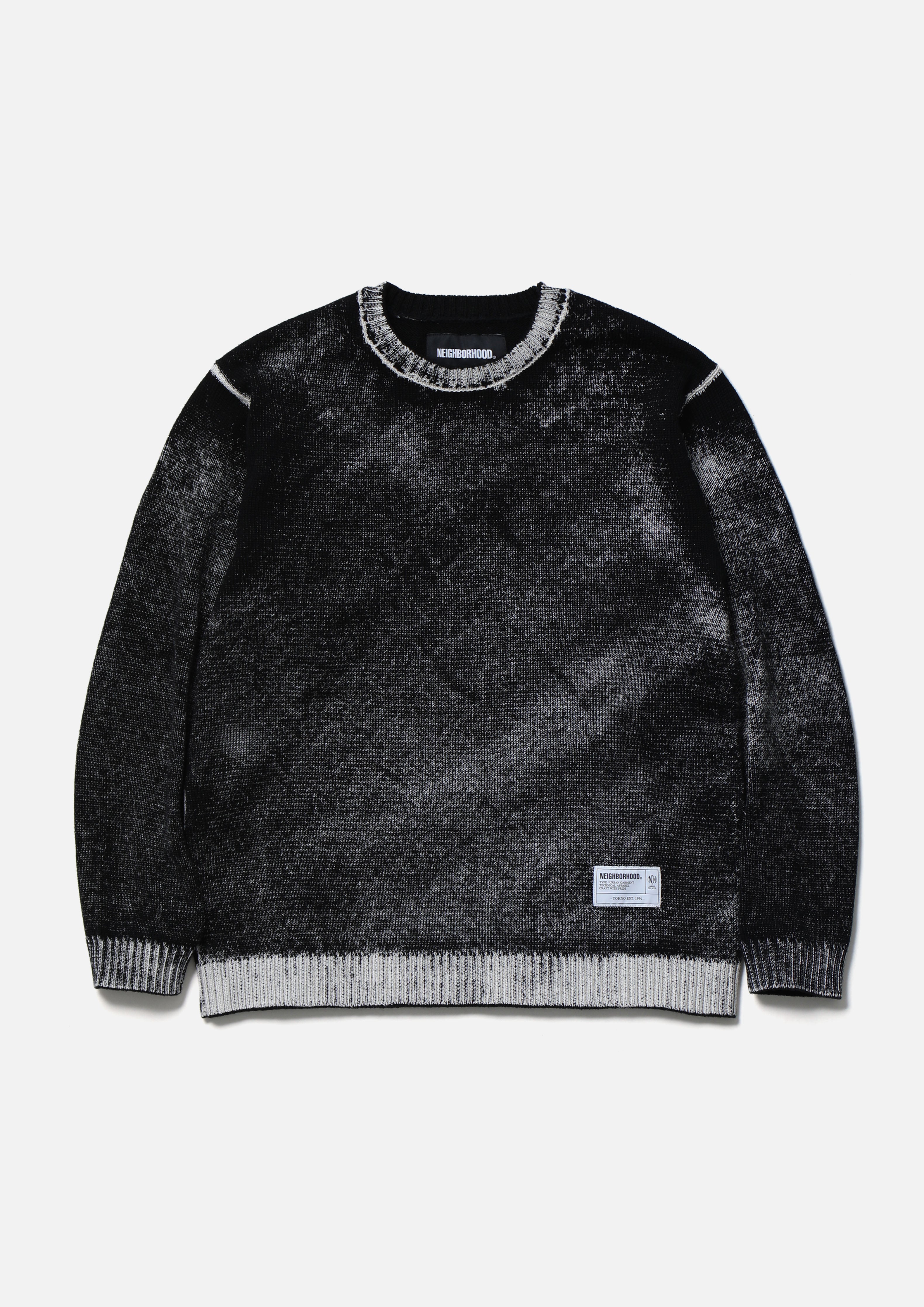 PIGMENT BLEED CREWNECK SWEATER