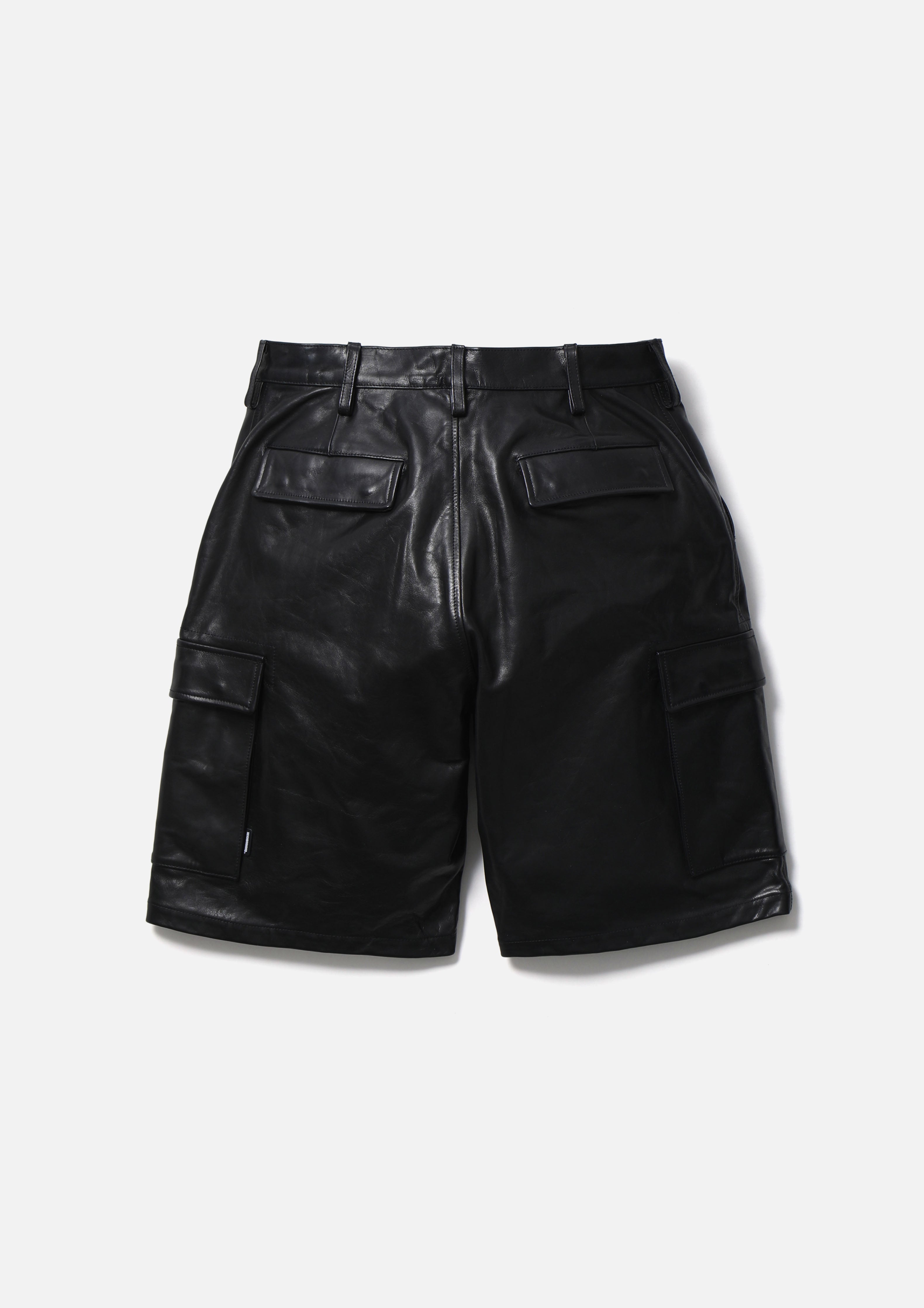 LEATHER CARGO SHORT PANTS LEATHER CARGO SHORT PANTS