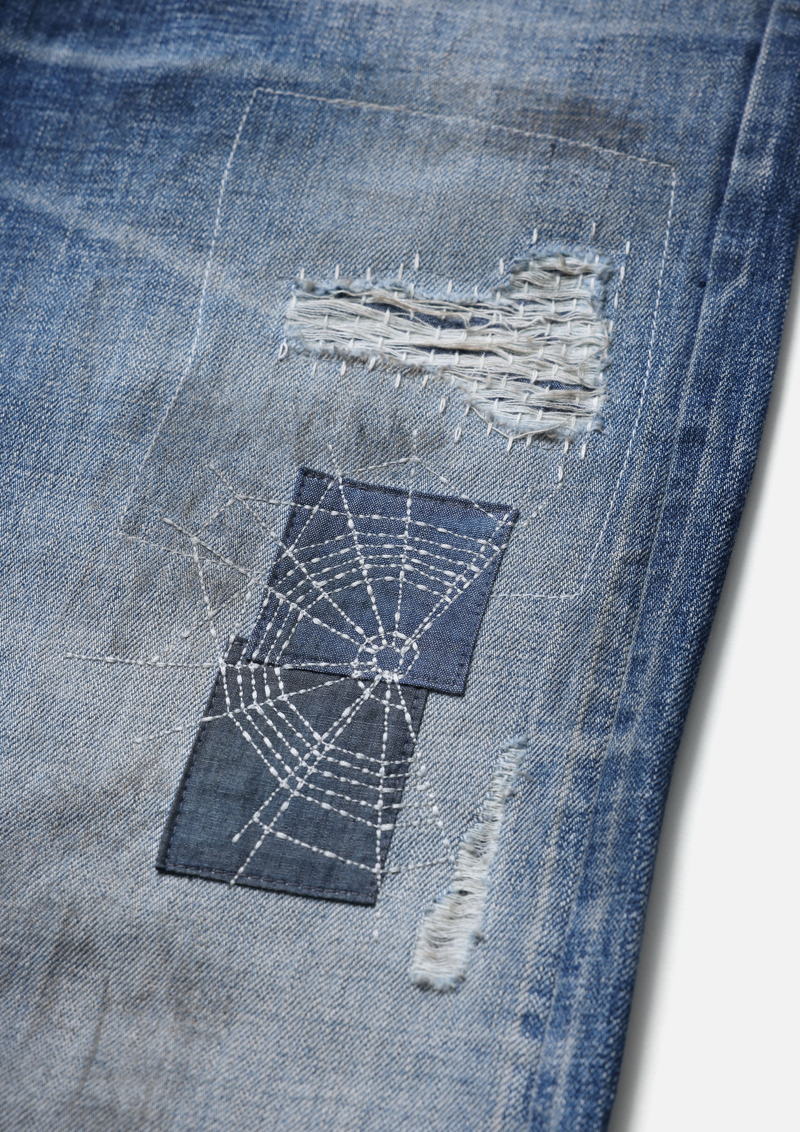 SAVAGE DENIM DP MID PANTS