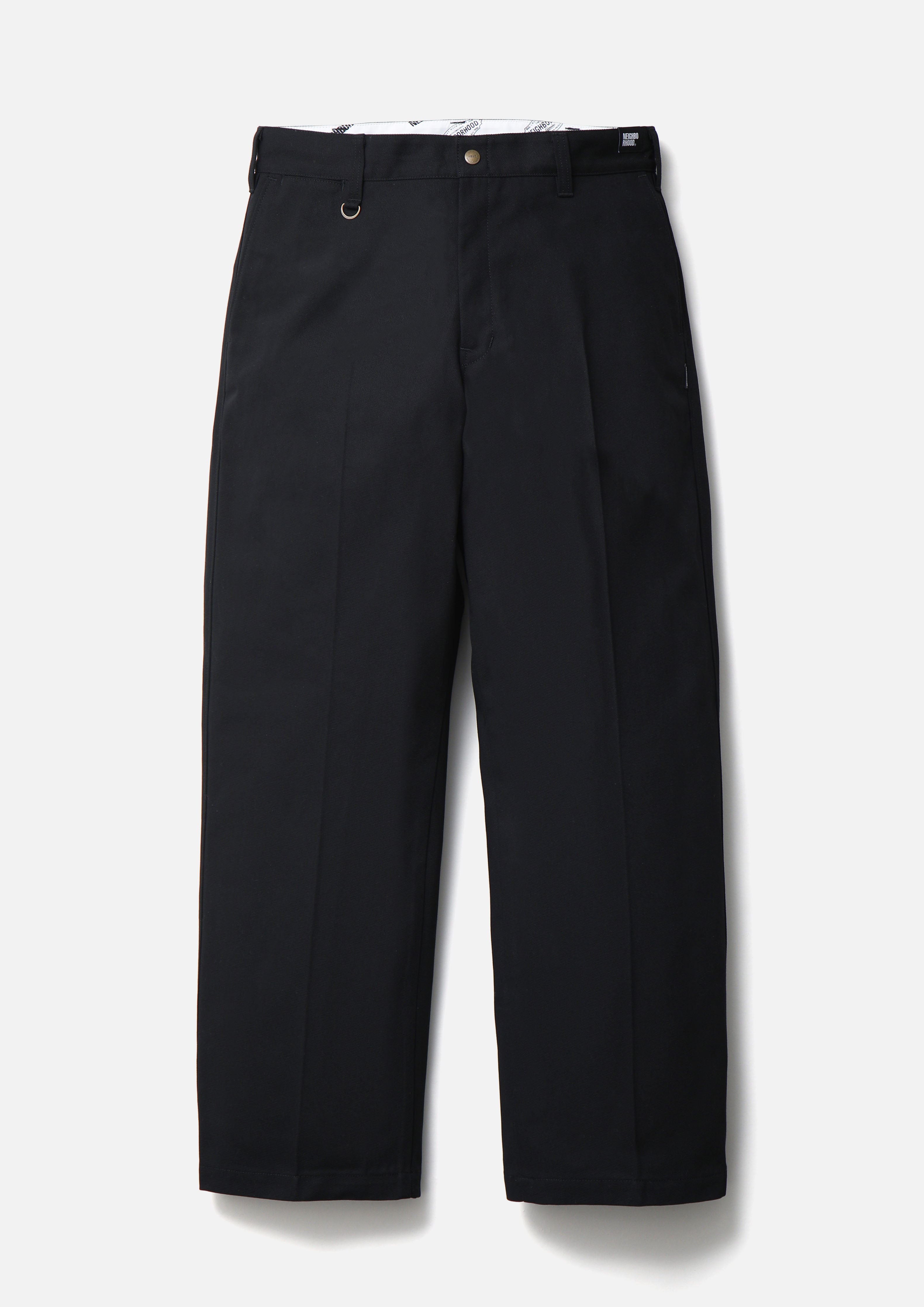 neighborhood ワークパンツ WP WIDE/EC-PT ブラック S WIDE WORK PANTS