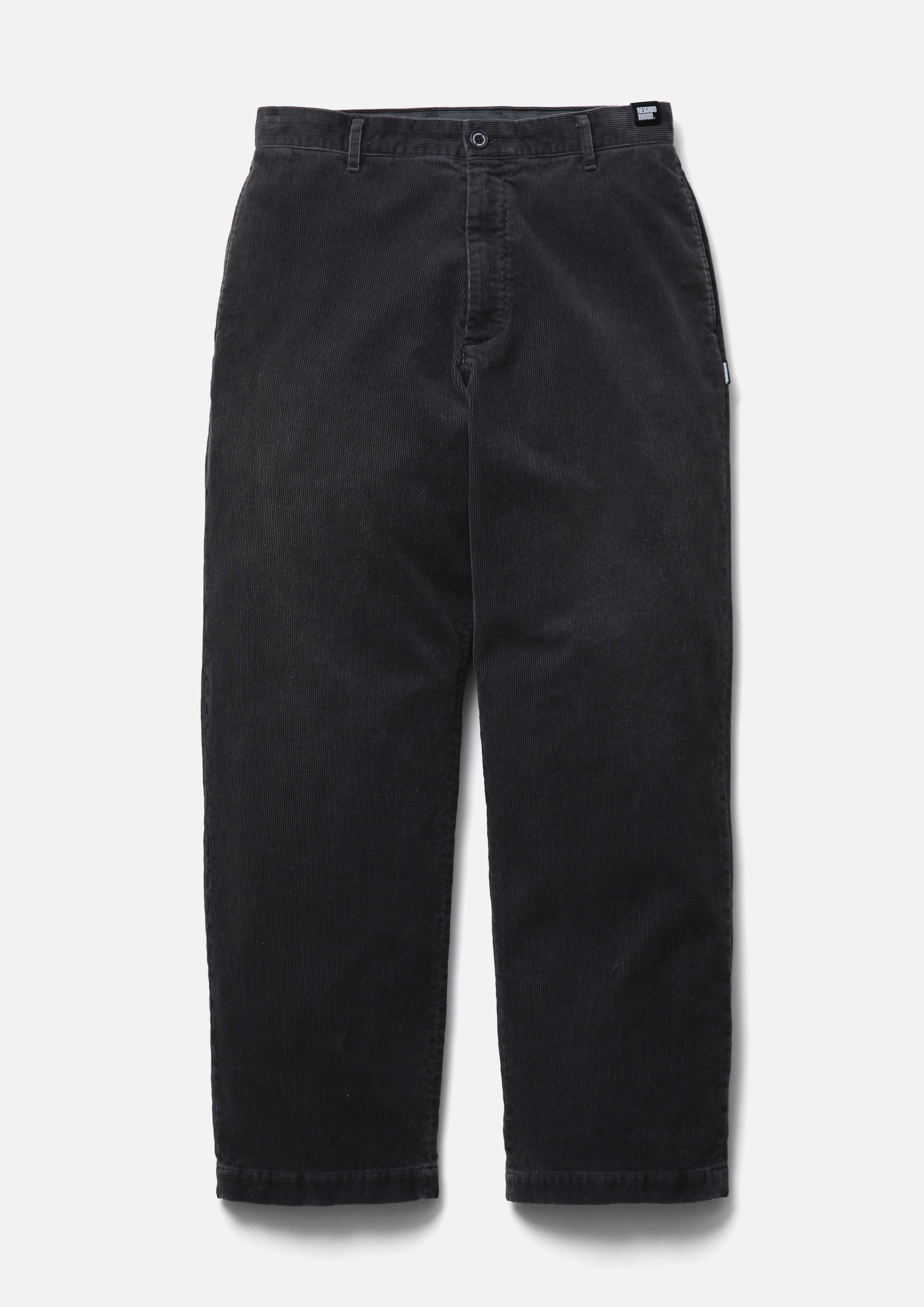 WASHED CORDUROY PLAIN PANTS