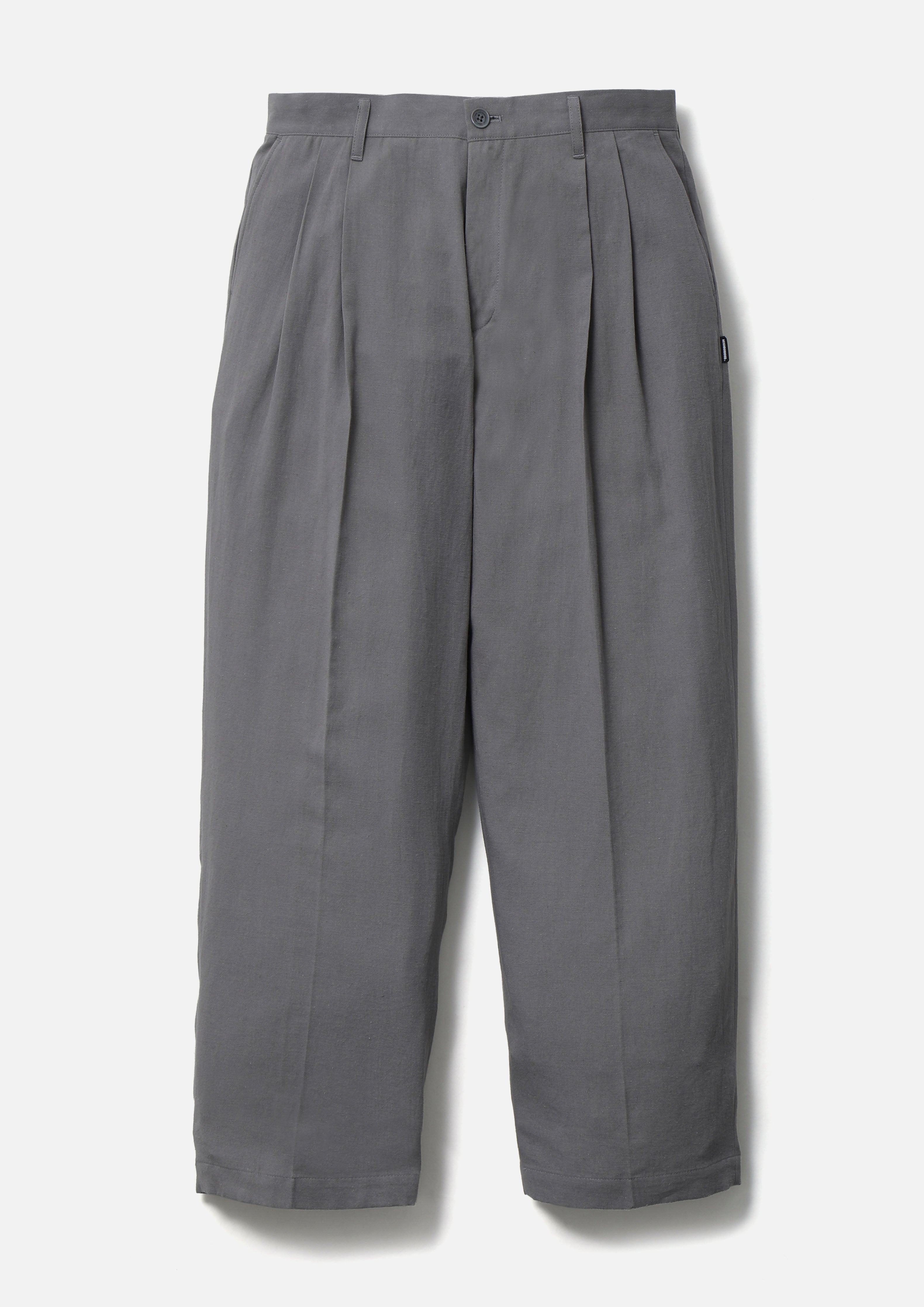 美品　＜H＞COTTON TWILL TUCK PANTS/パンツ TWO TUCK PANTS