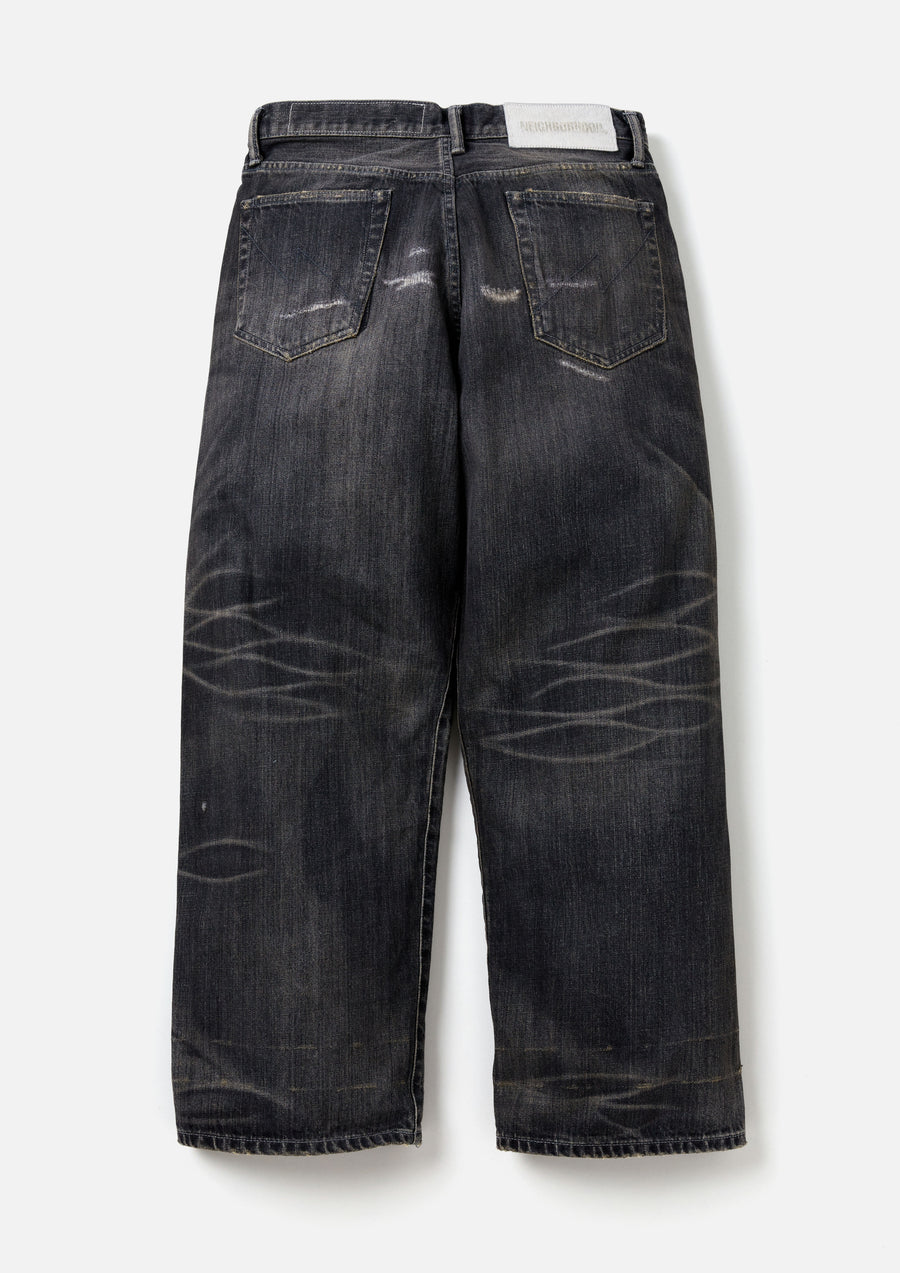SAVAGE DENIM DP WIDE PANTS 