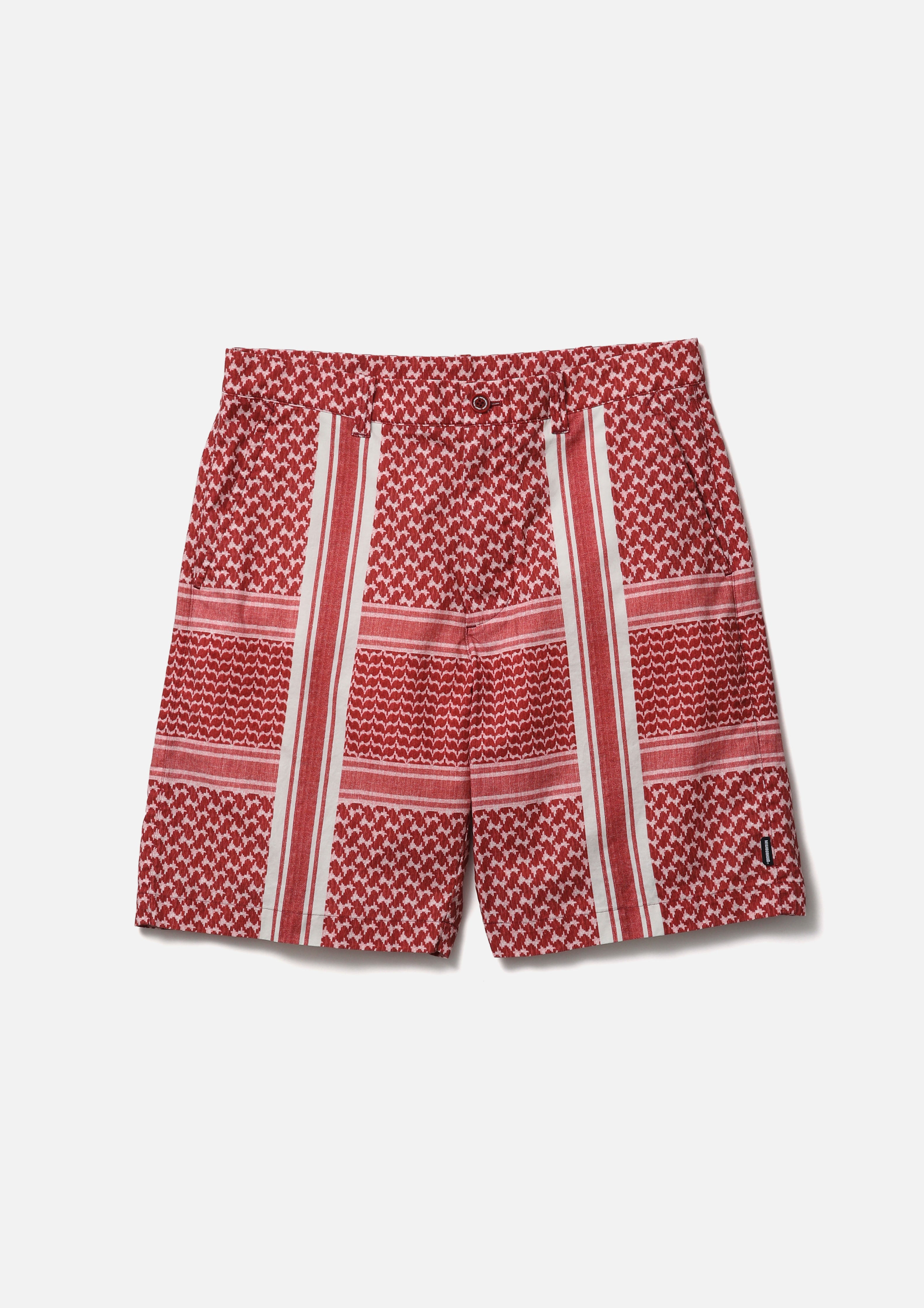 SHEMAGH PATTERN SHORT PANTS