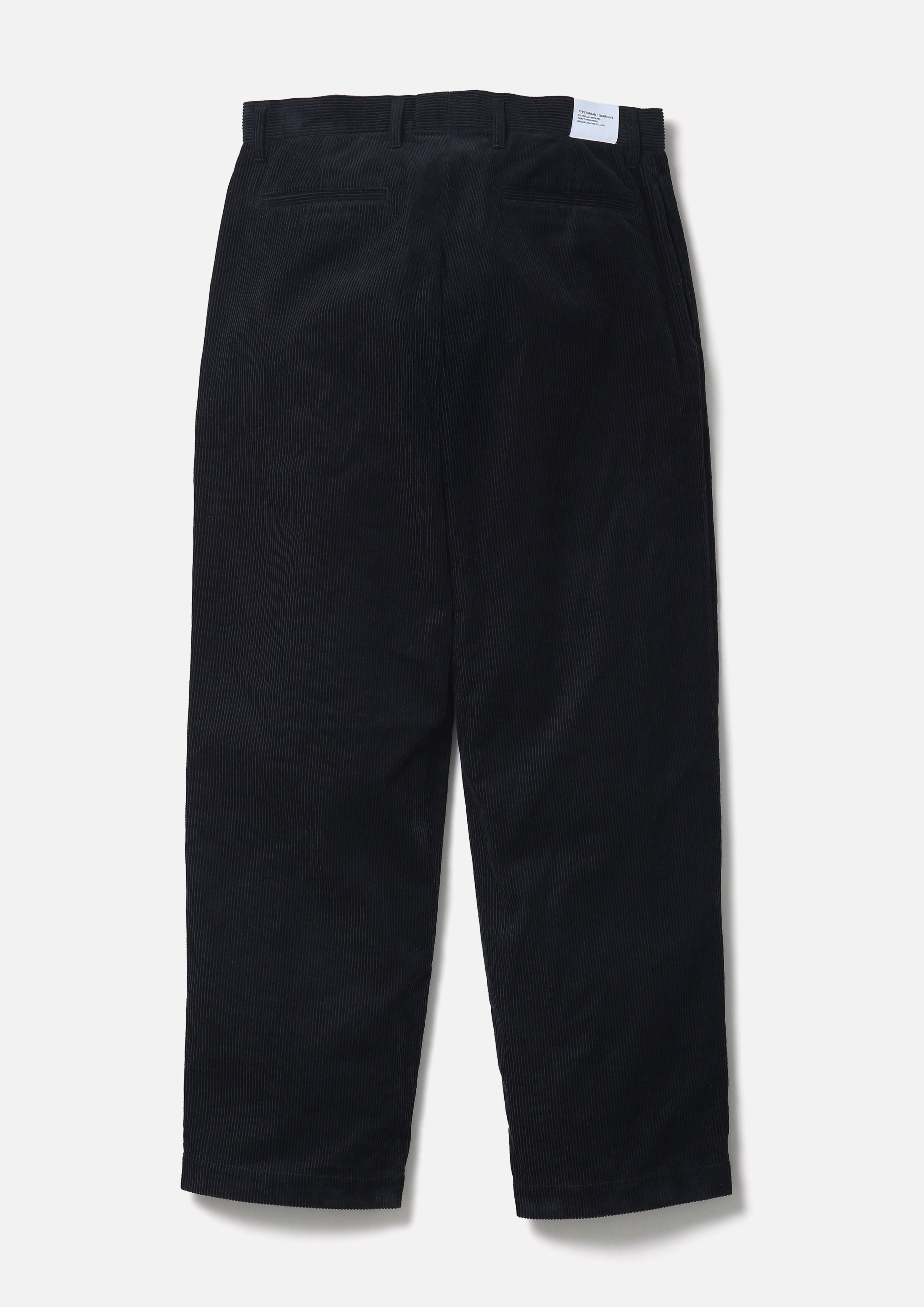 CORDUROY PLAIN PANTS
